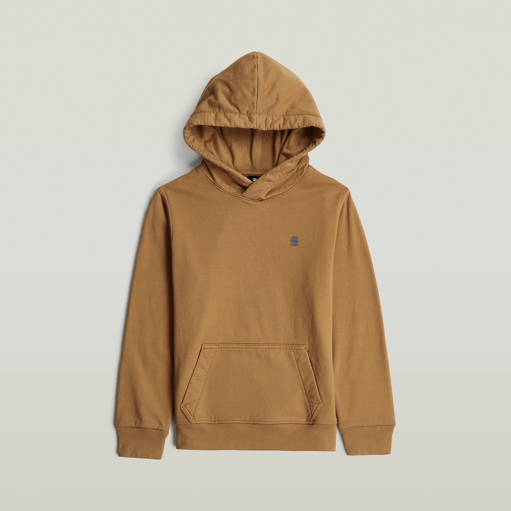 Thumbnail - Boys Hooded Sweatshirt - Braun - jungen