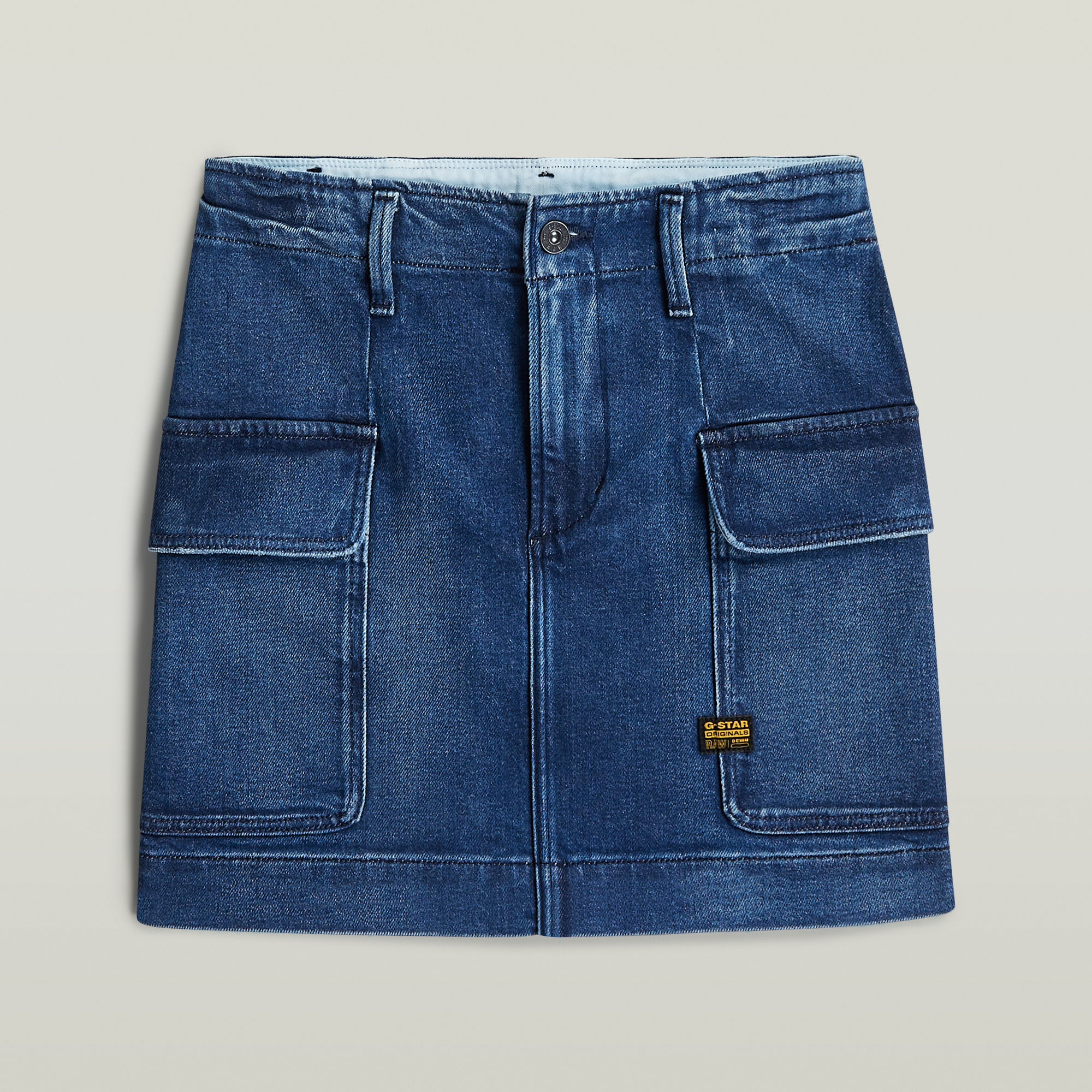 Thumbnail - Girls Cargo Minirock - Mittelblau - mädchen