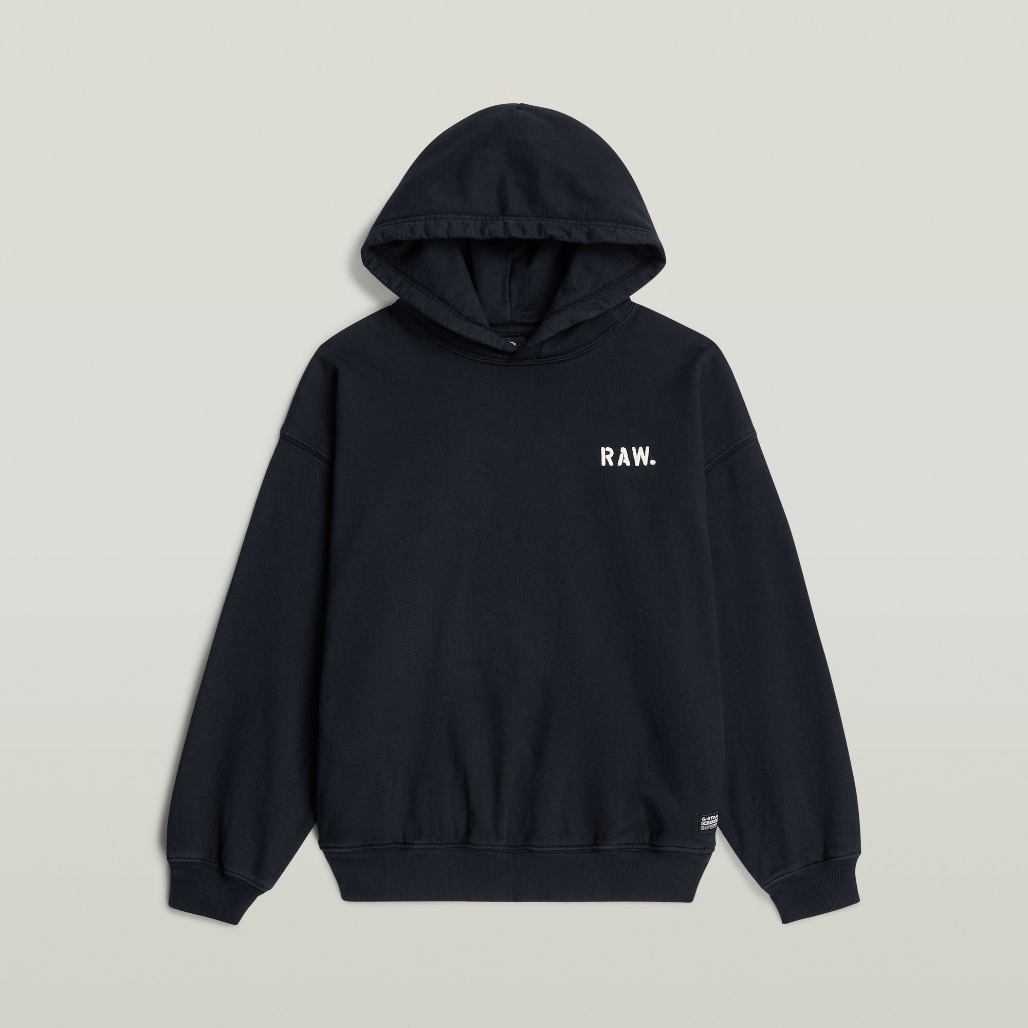 Thumbnail - Girls Hooded Oversized Sweatshirt - Dunkelblau - mädchen