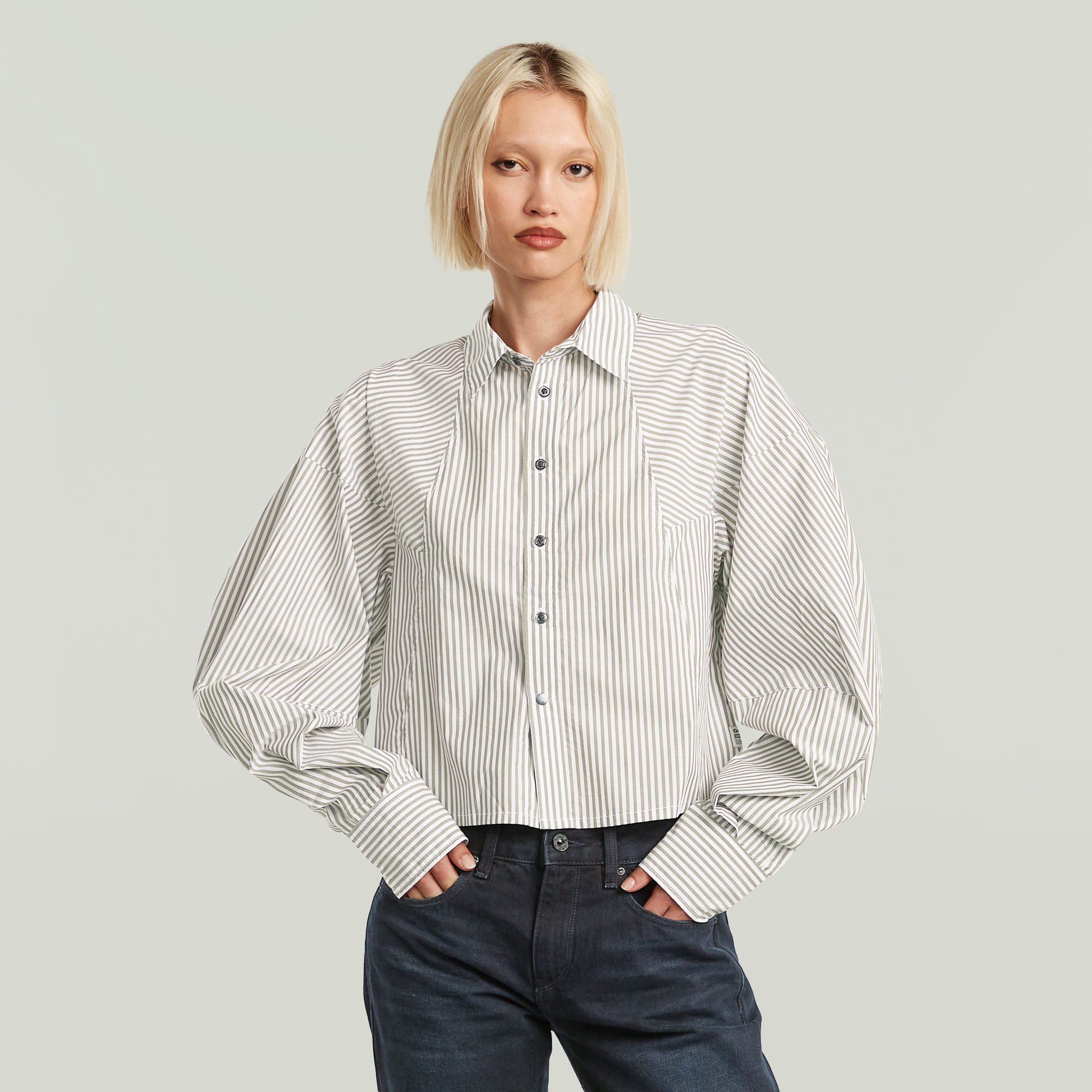 G-Star RAW Macro Balloon Overhemd Meerkleurig Dames