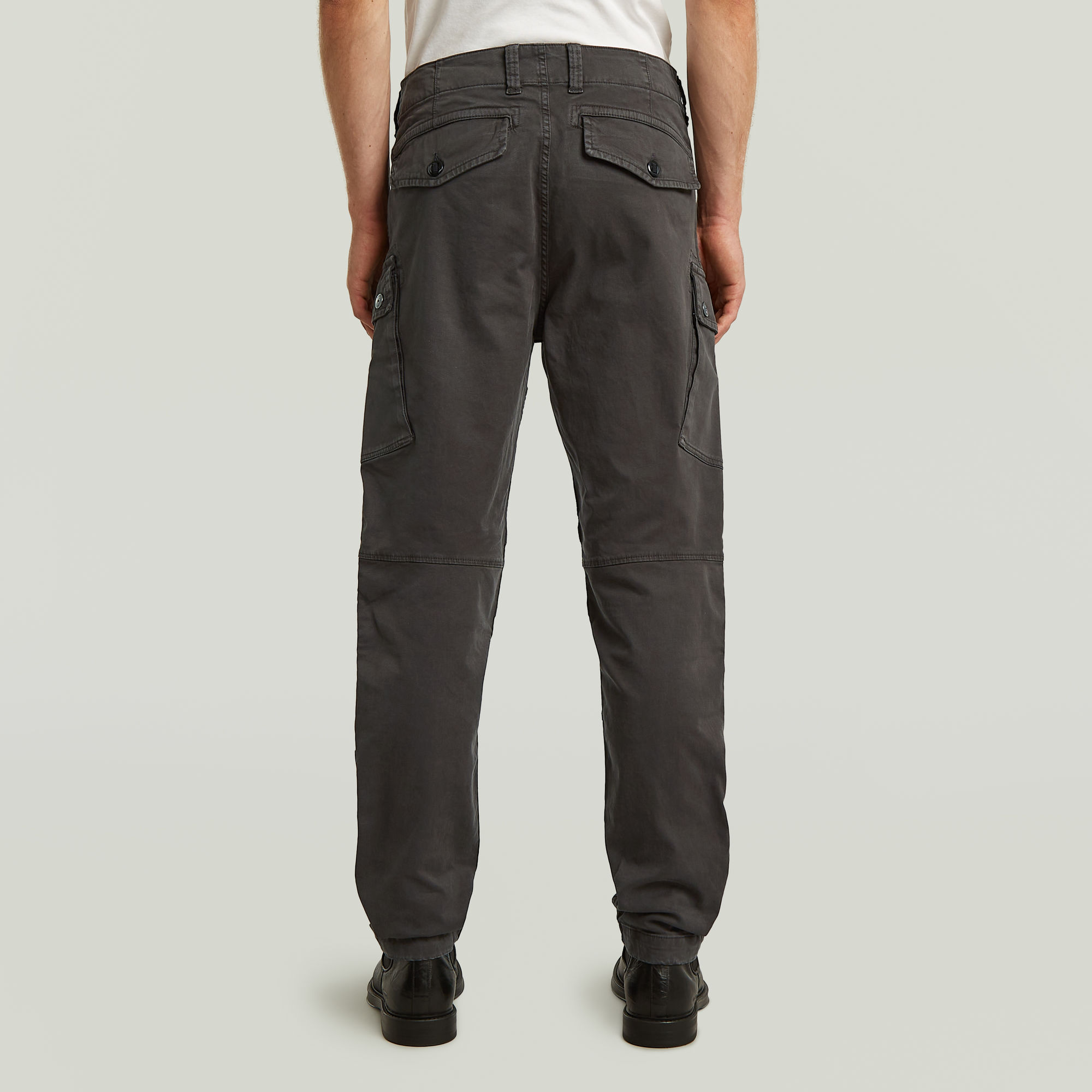 G-Star RAW Roxic Zip Straight Tapered Broek Grijs Heren