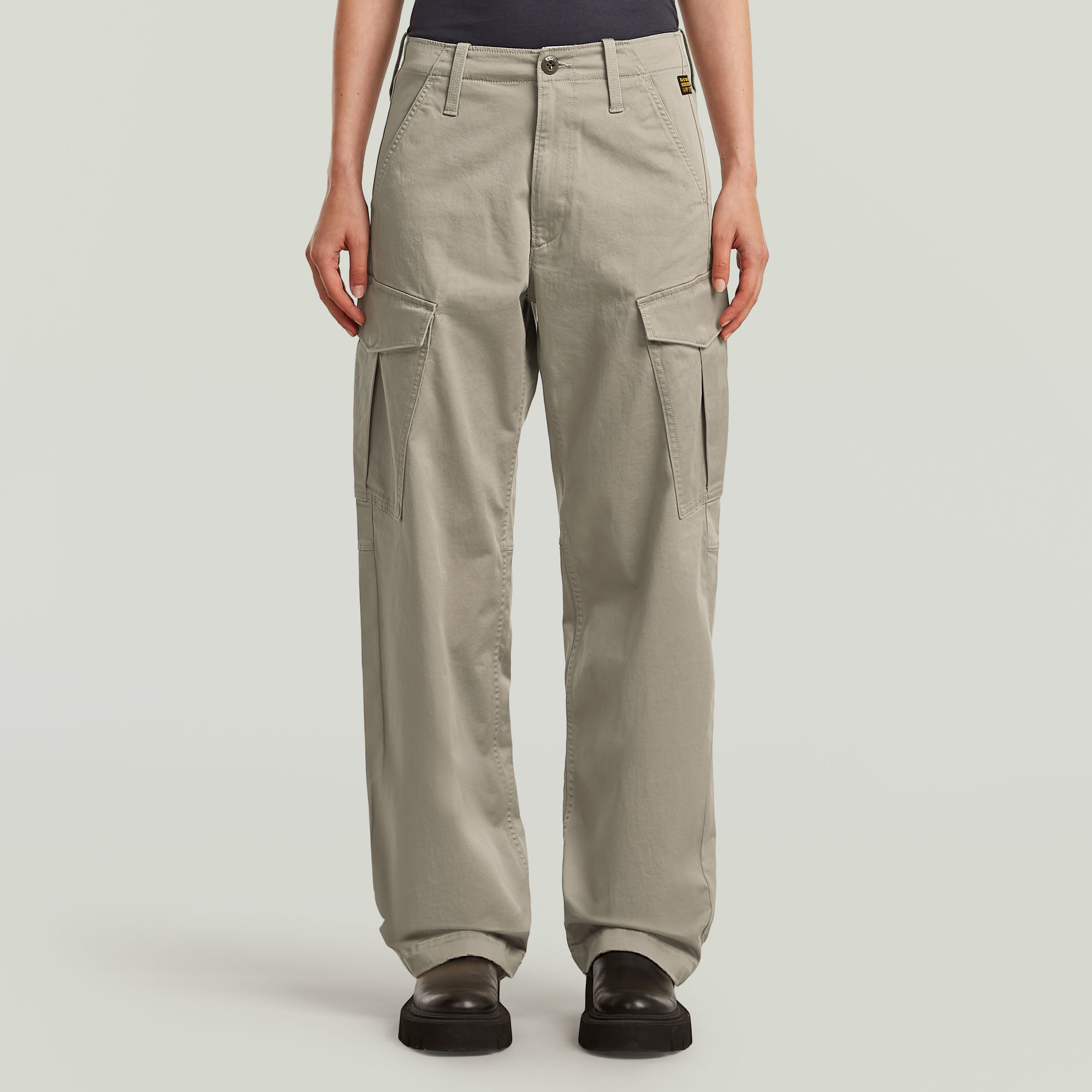 

Loose Cargobroek - Beige - Dames