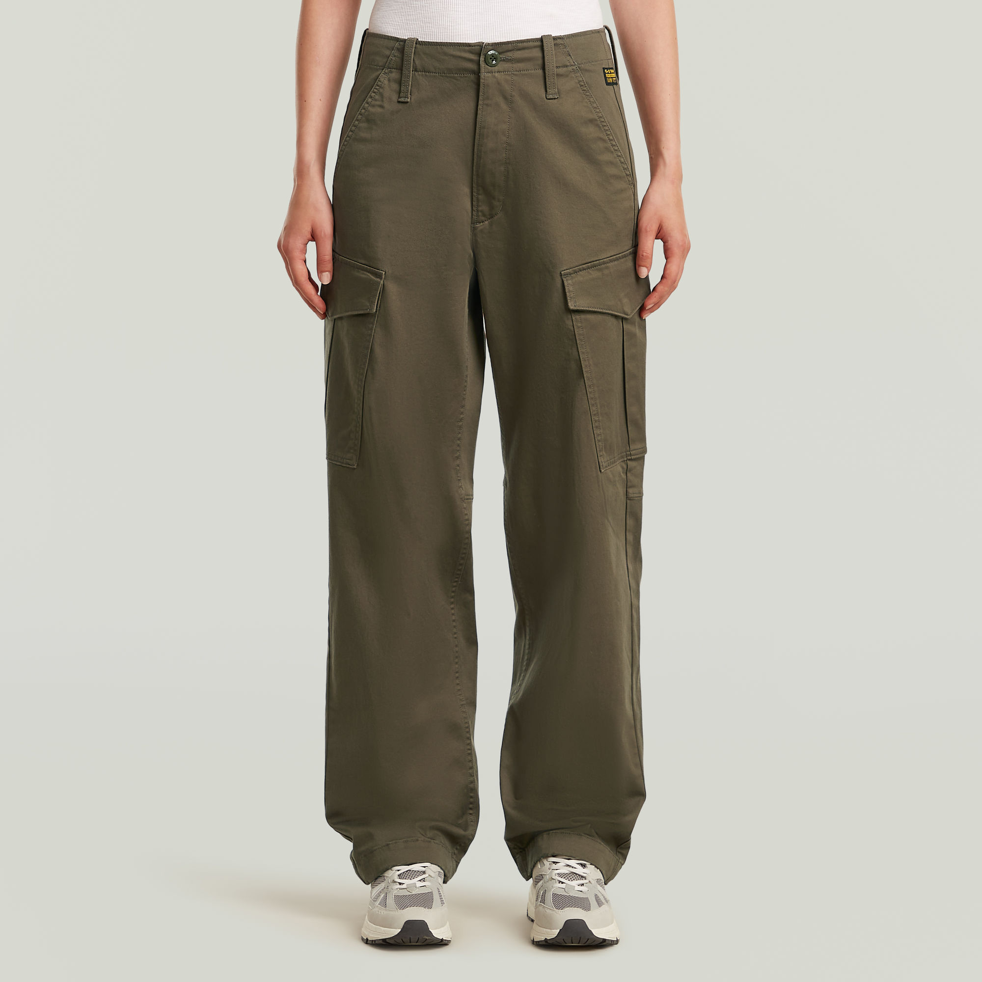 

Loose Cargobroek - Grijs - Dames