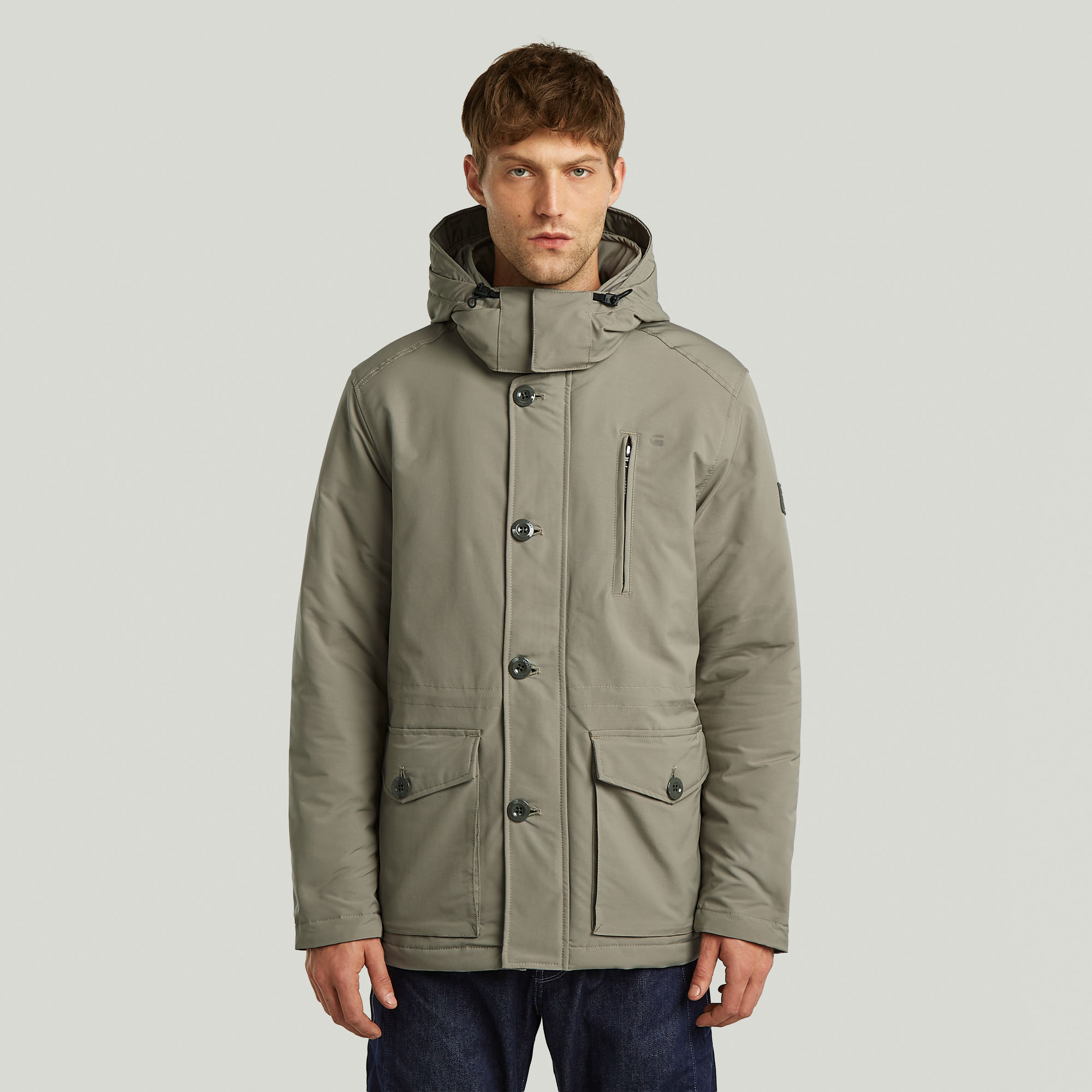 Vodan Padded Hdd Jacke - Beige - Herren