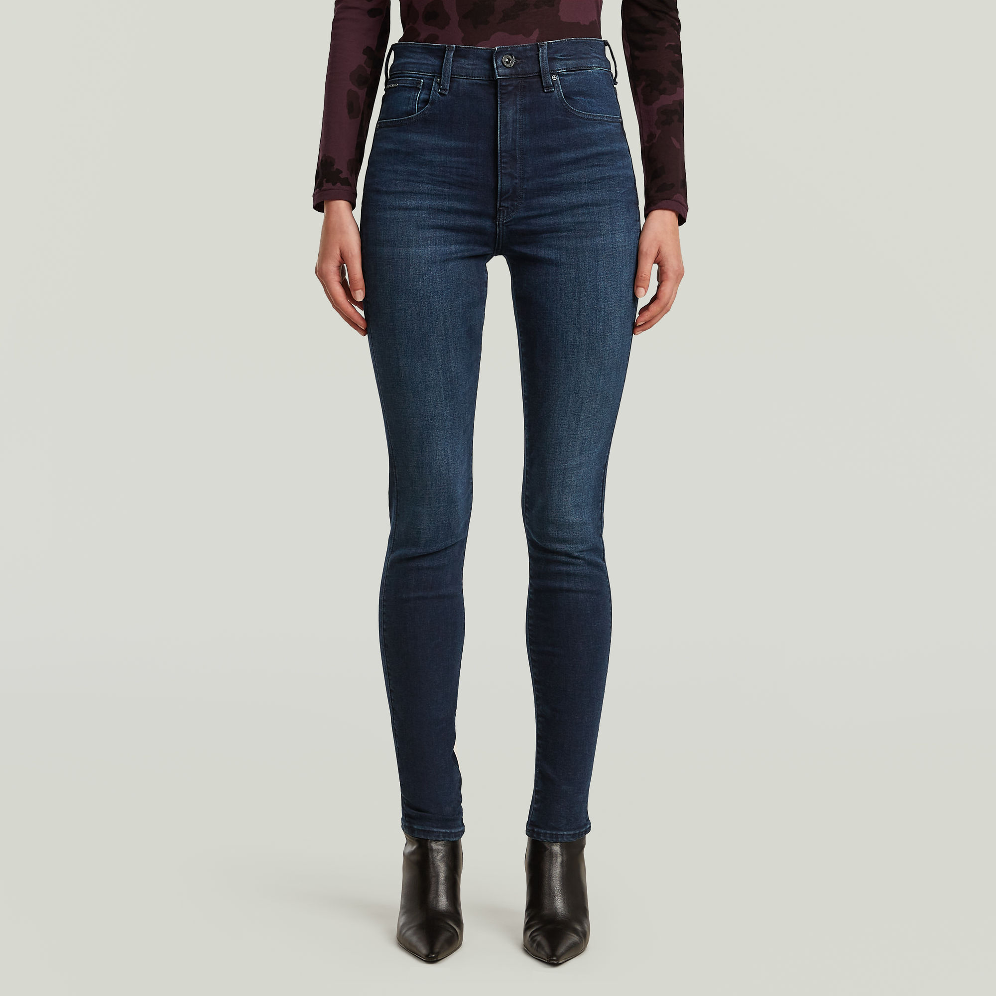 

Kafey Ultra High Skinny Jeans - Dark blue - Women