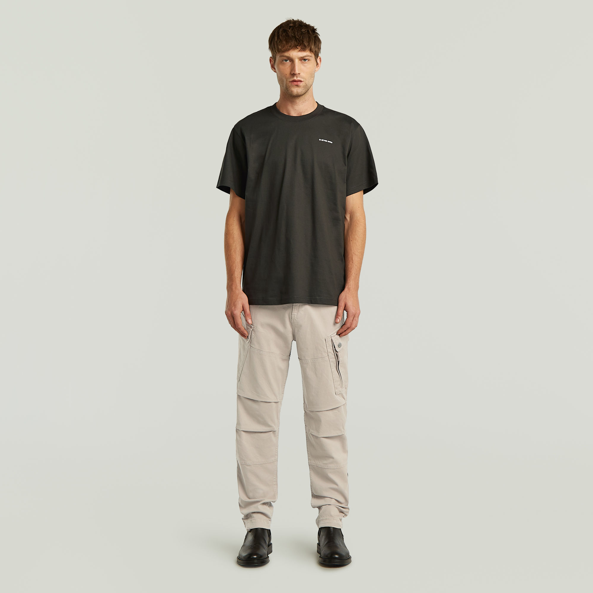 Thumbnail - Roxic Zip Straight Tapered Hose - Beige - Herren