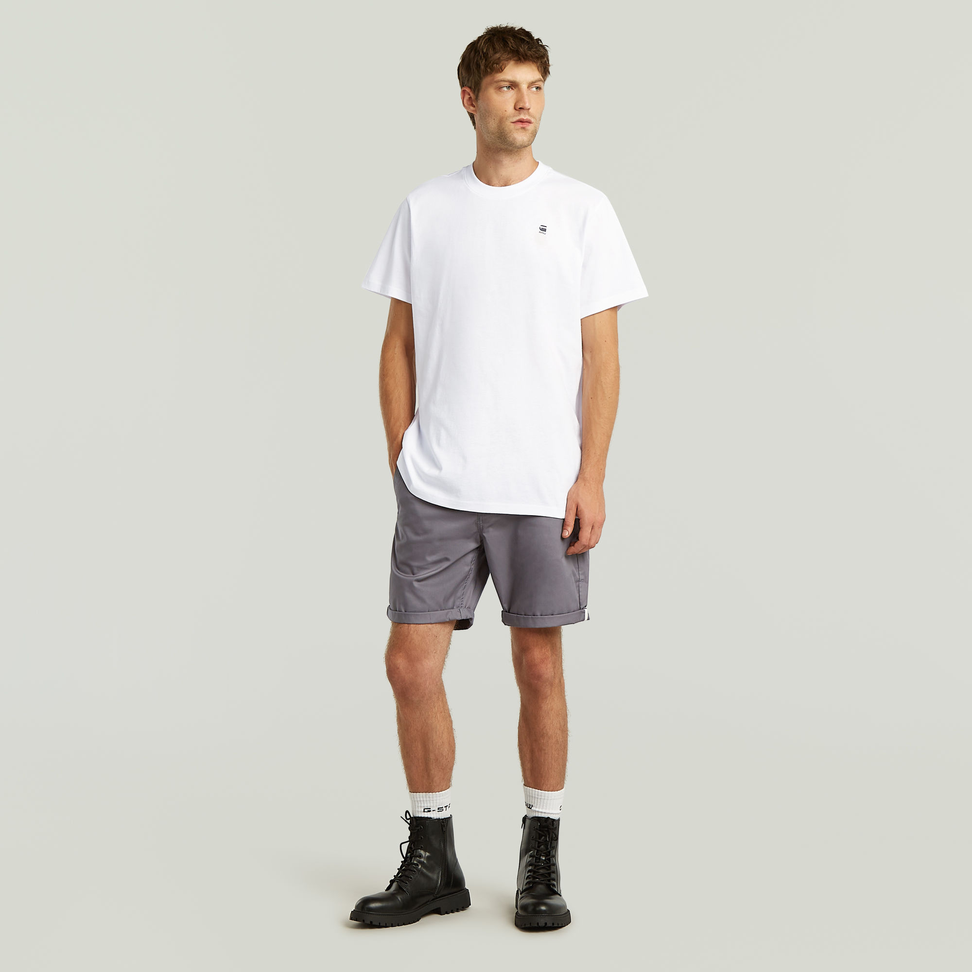 G-Star RAW Bronson Straight Short Grijs Heren