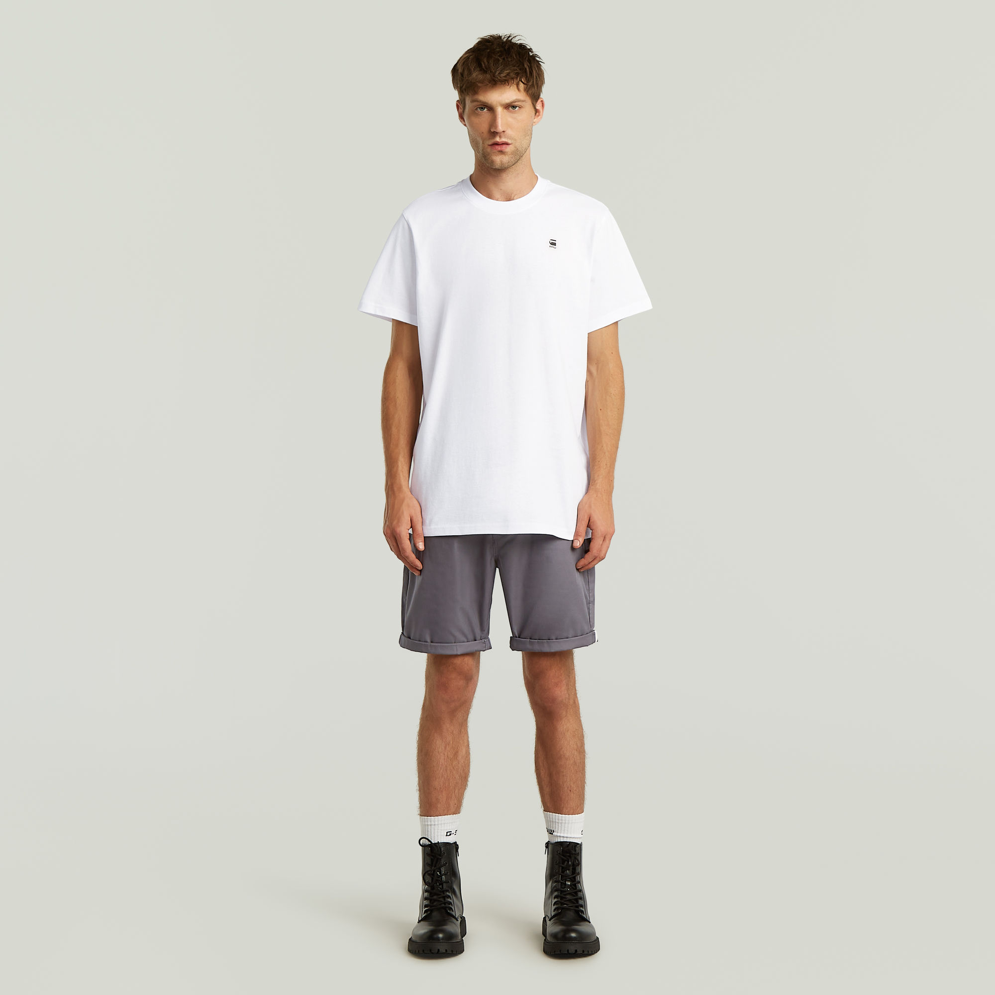 G-Star RAW Bronson Straight Short Grijs Heren