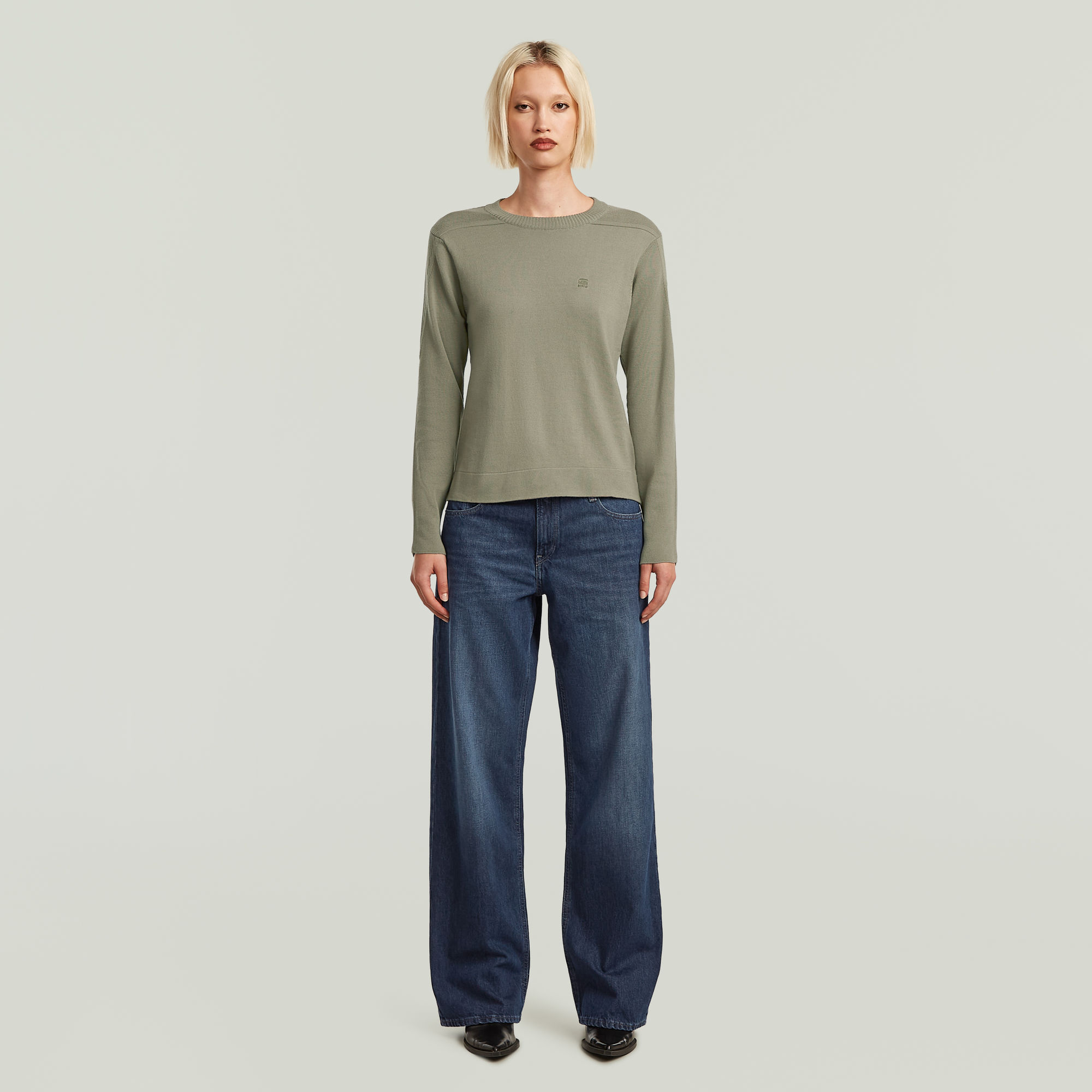 G-Star RAW Core Gebreide Trui Groen Dames