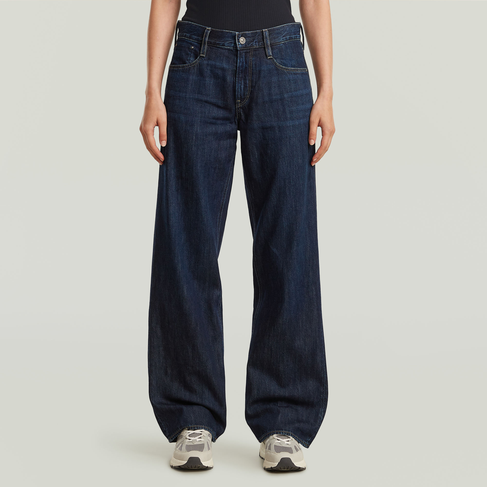 G-Star RAW Judee Low Waist Loose Jeans - Donkerblauw - Dames