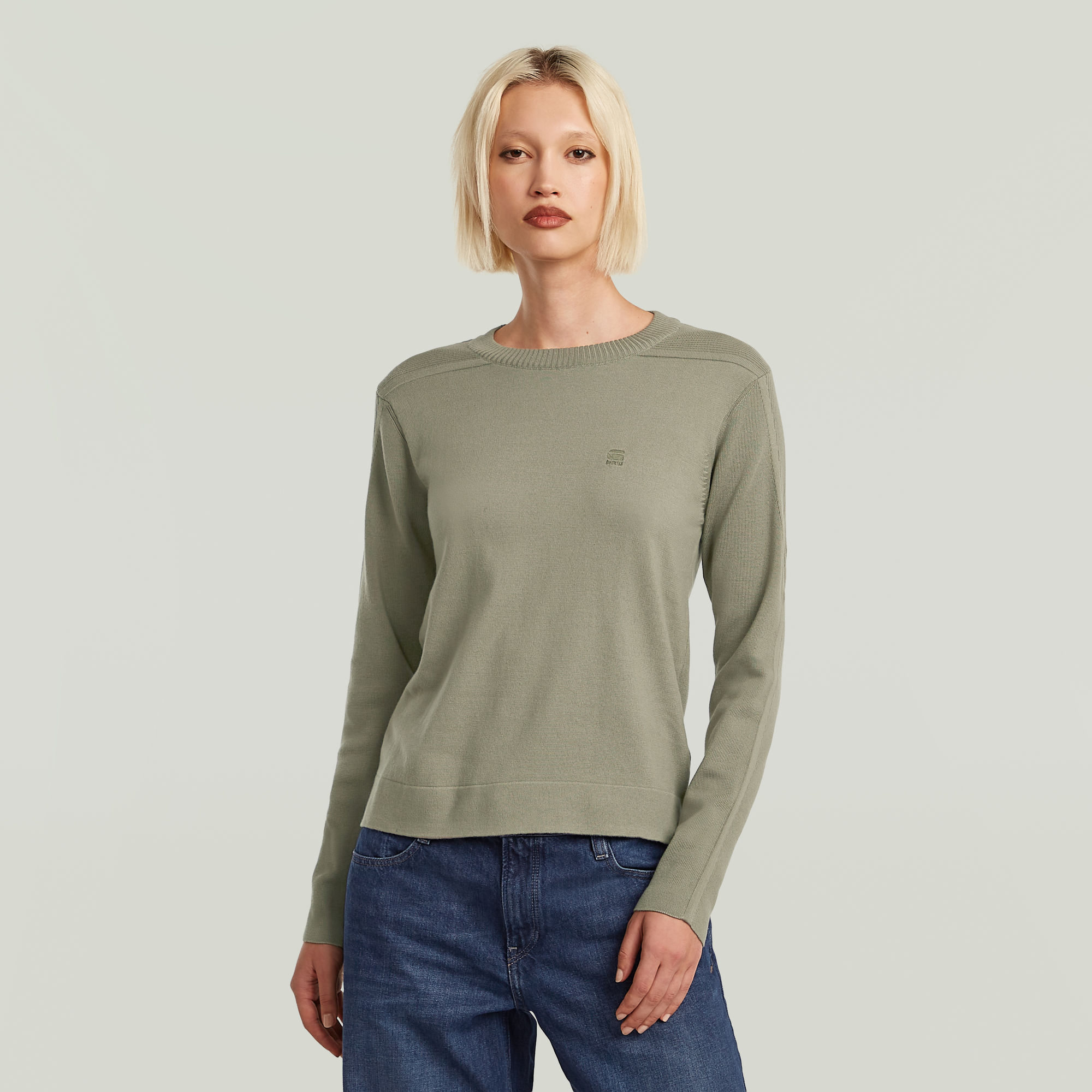 G-Star RAW Core Gebreide Trui Groen Dames