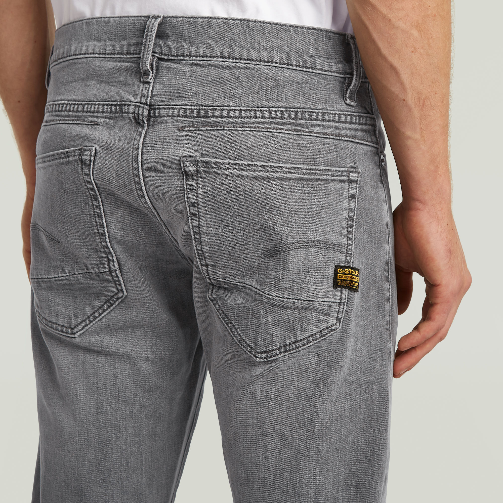 G-Star RAW D-Staq 5-Pocket Slim Jeans Grijs Heren