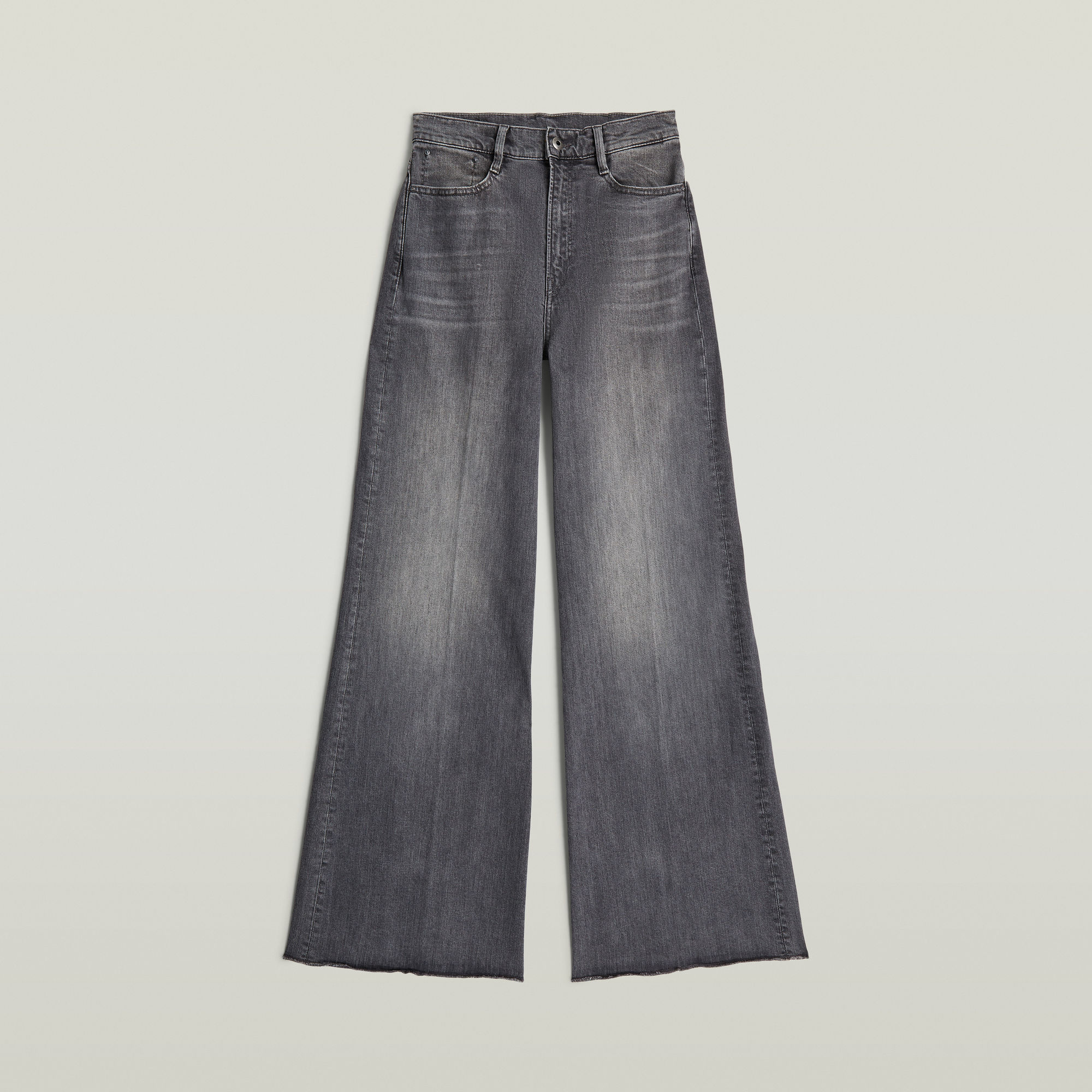 G-Star RAW Deck Ultra High Wide Leg Jeans Grijs Dames