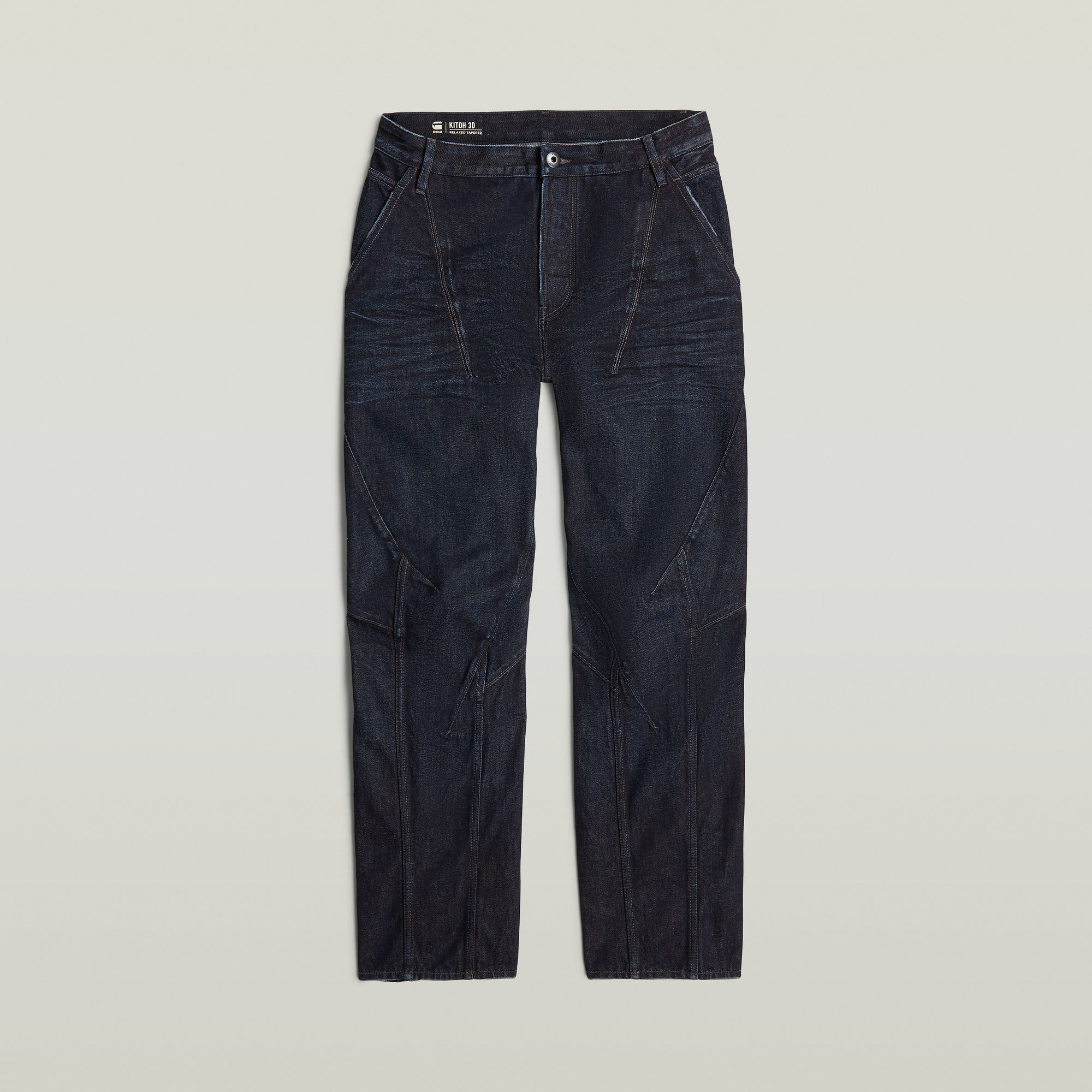 Thumbnail - Kitoh Relaxed Tapered Jeans - Dunkelblau - Herren