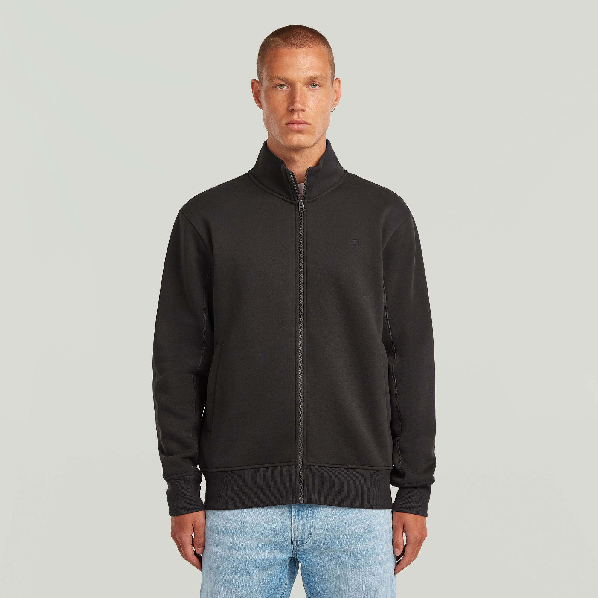

Track Jacket Sweater - Grijs - Heren