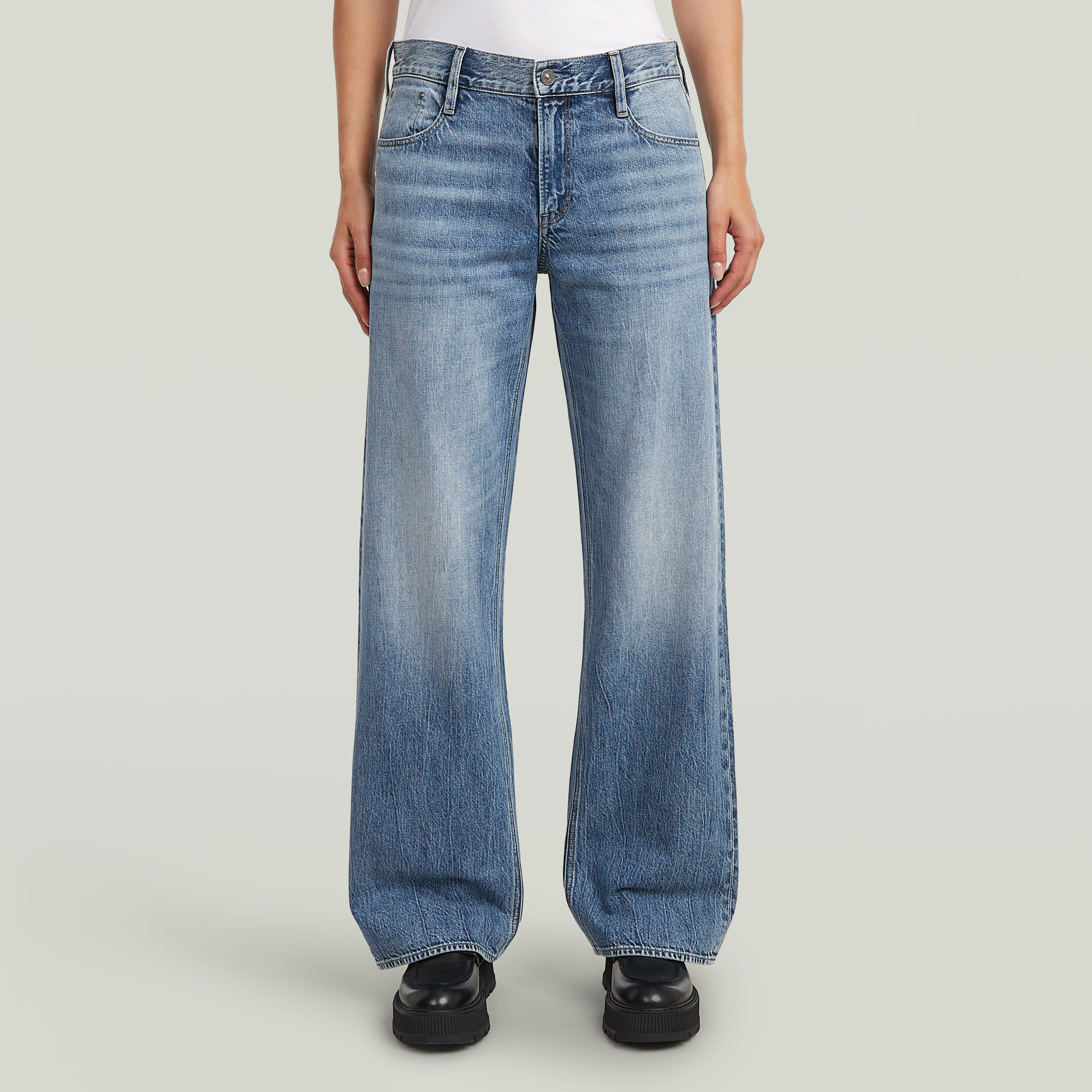 G-Star RAW Judee Loose Jeans - Midden blauw - Dames