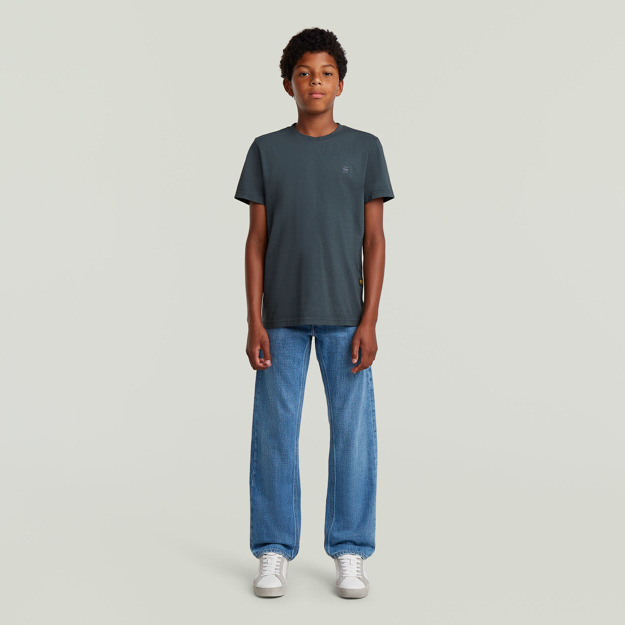 Thumbnail - Boys Mosa Straight Jeans - Hellblau - jungen