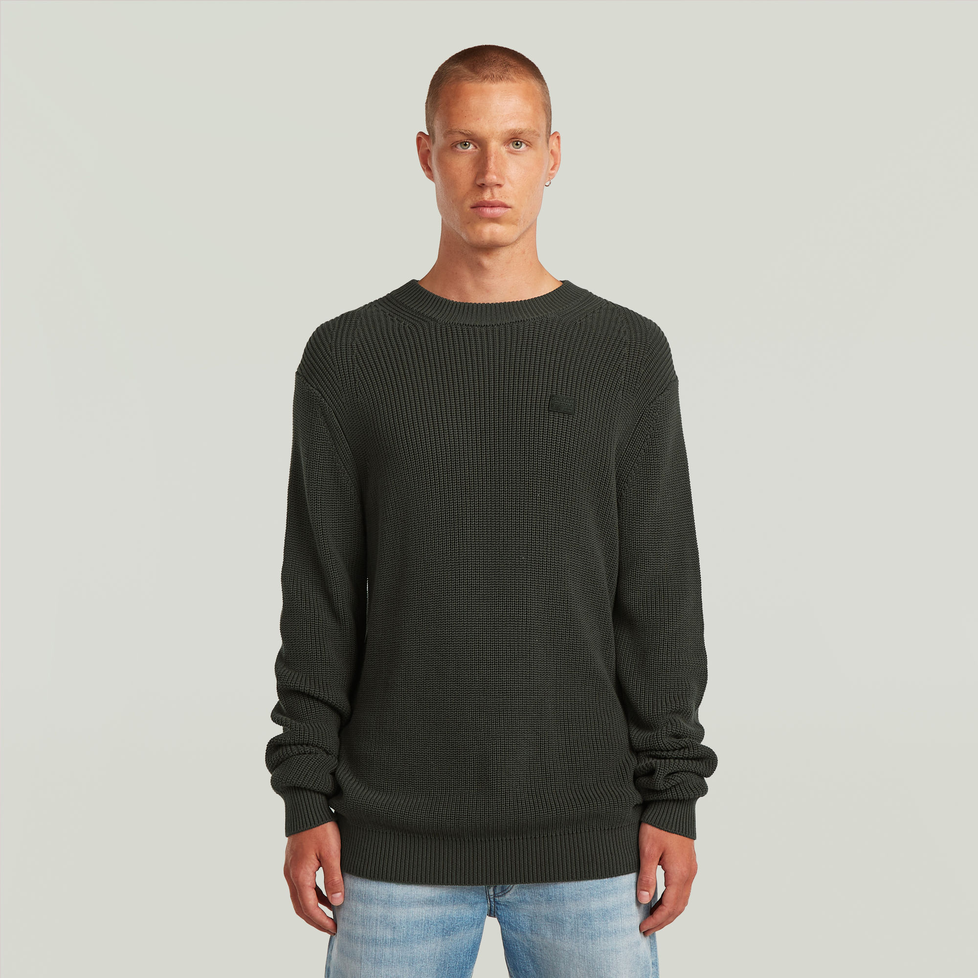 Pullover Knit - Grau - Herren