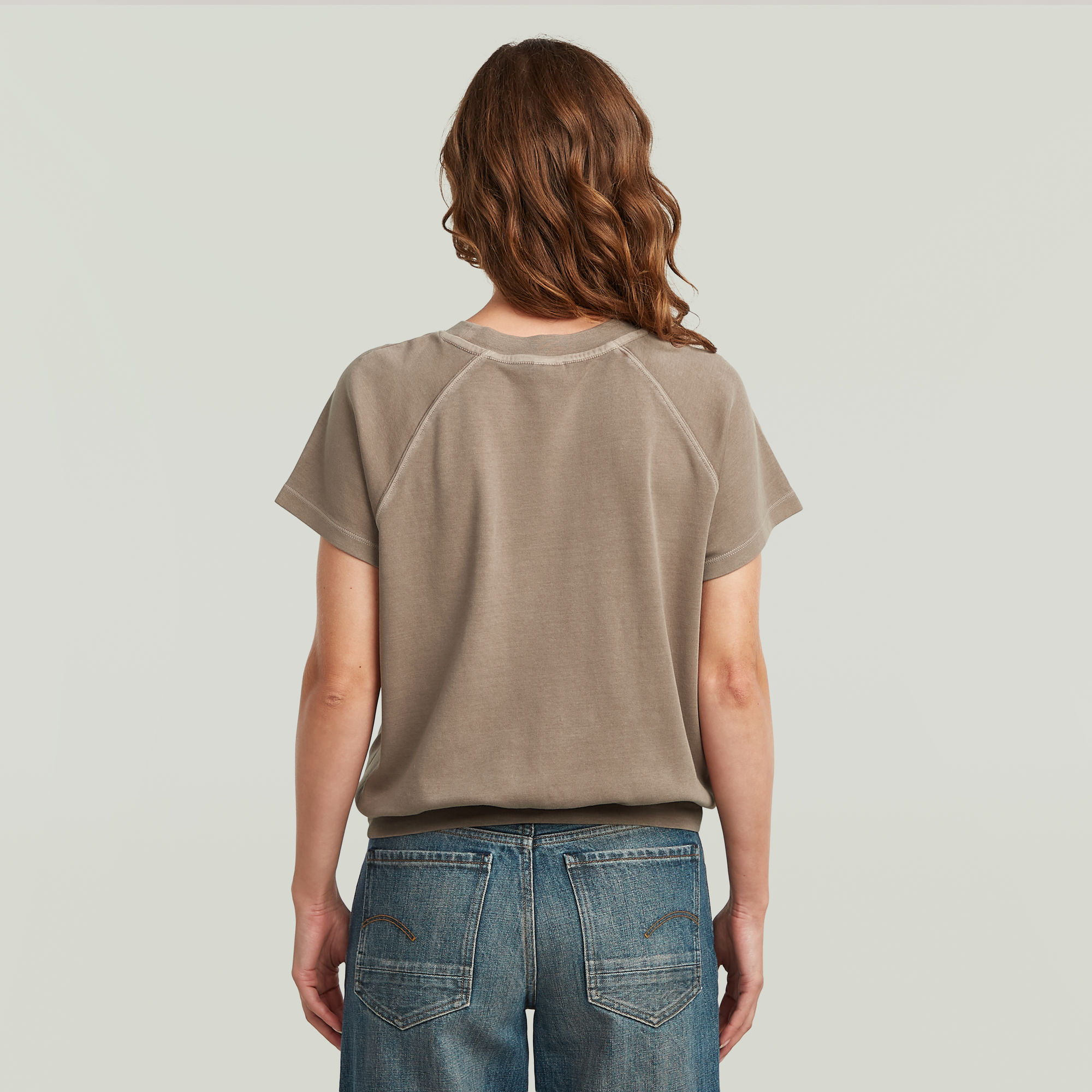G-Star RAW Raglan T-shirt Bruin Dames