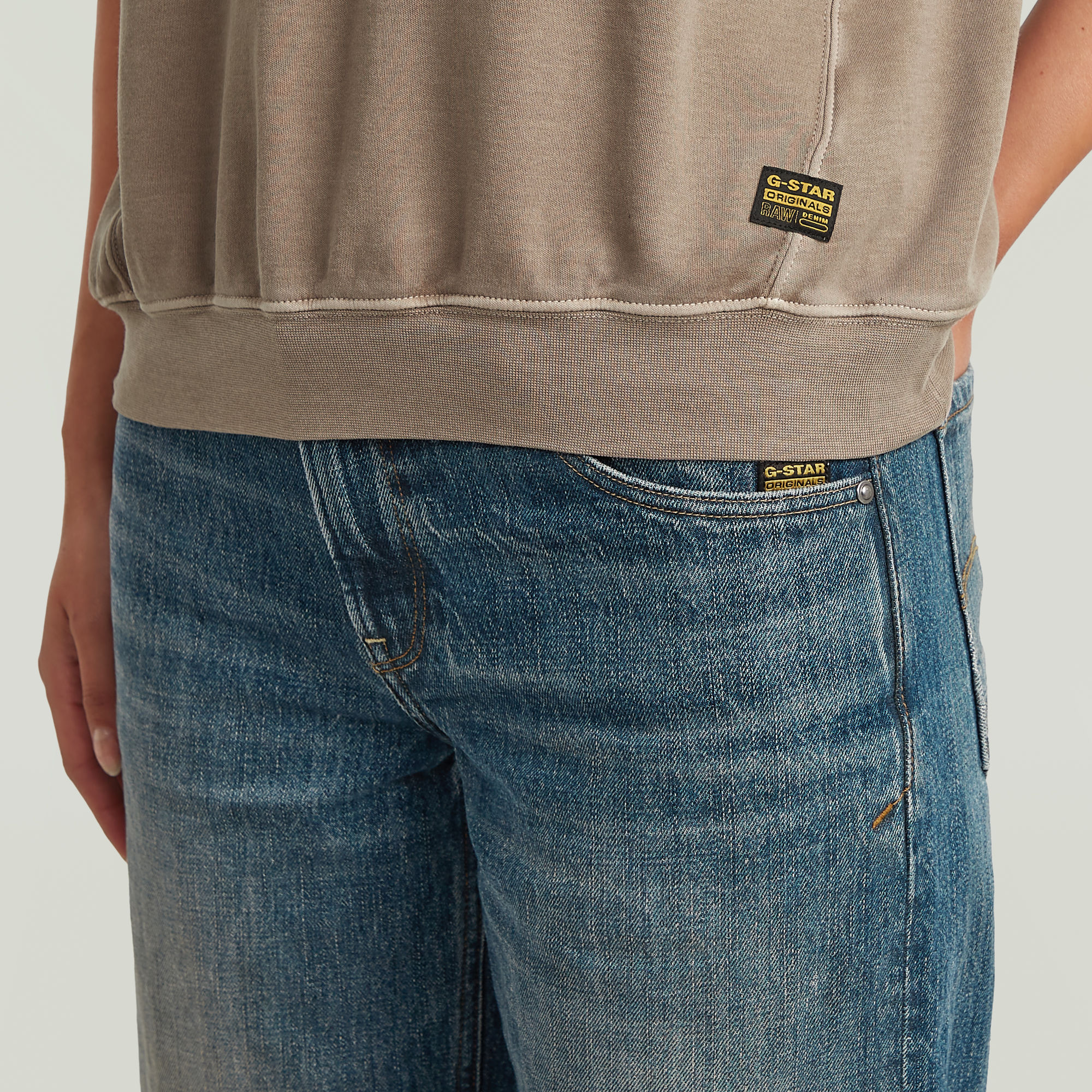 G-Star RAW Raglan T-shirt Bruin Dames