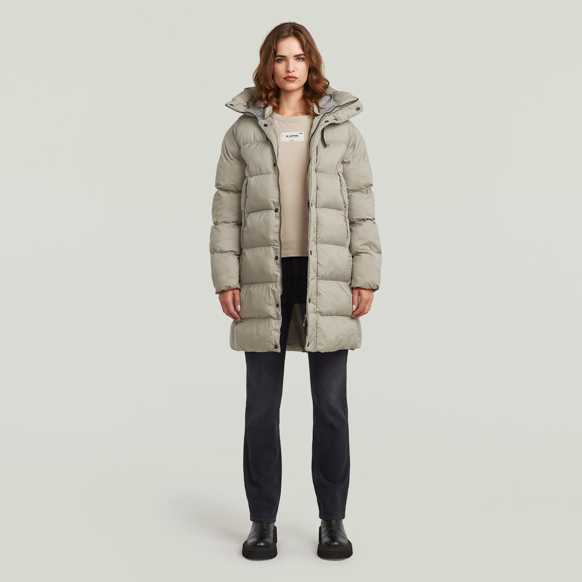 Thumbnail - Whistler Parka Steppjacke - Beige - Damen