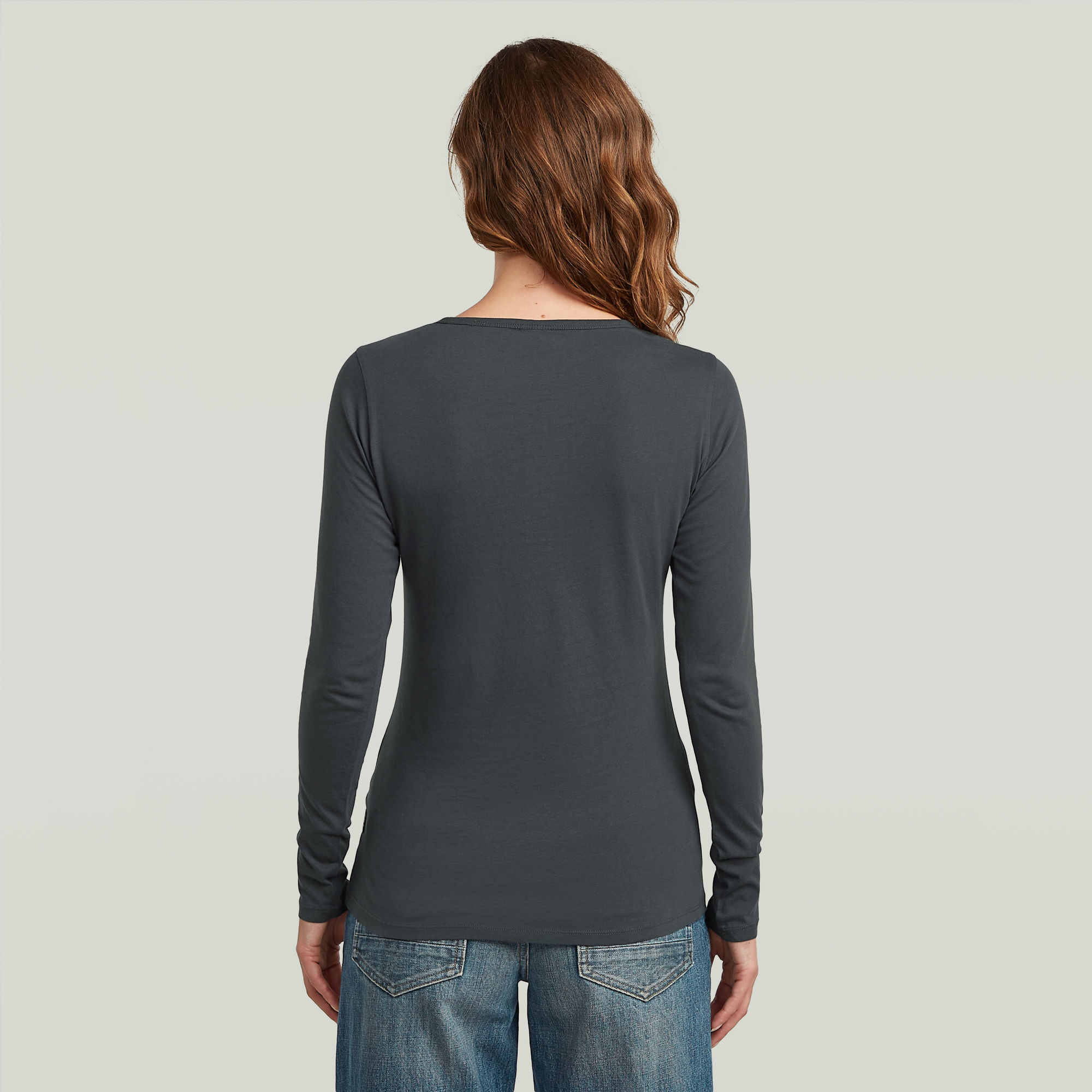 G-Star RAW Core Eyben Slim U T-Shirt Donkerblauw Dames