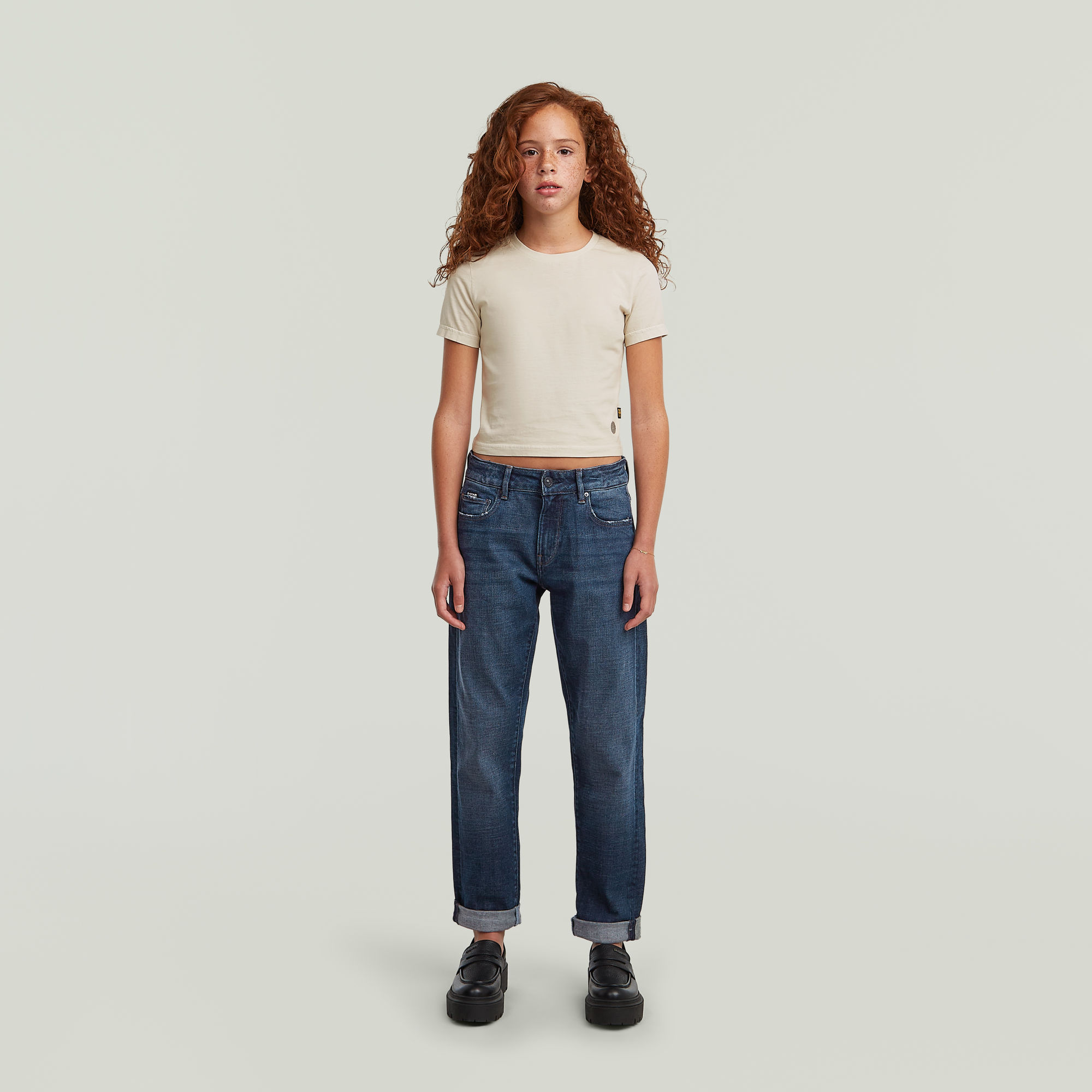 Thumbnail - Girls Kate Boyfriend Jeans - Dunkelblau - mädchen