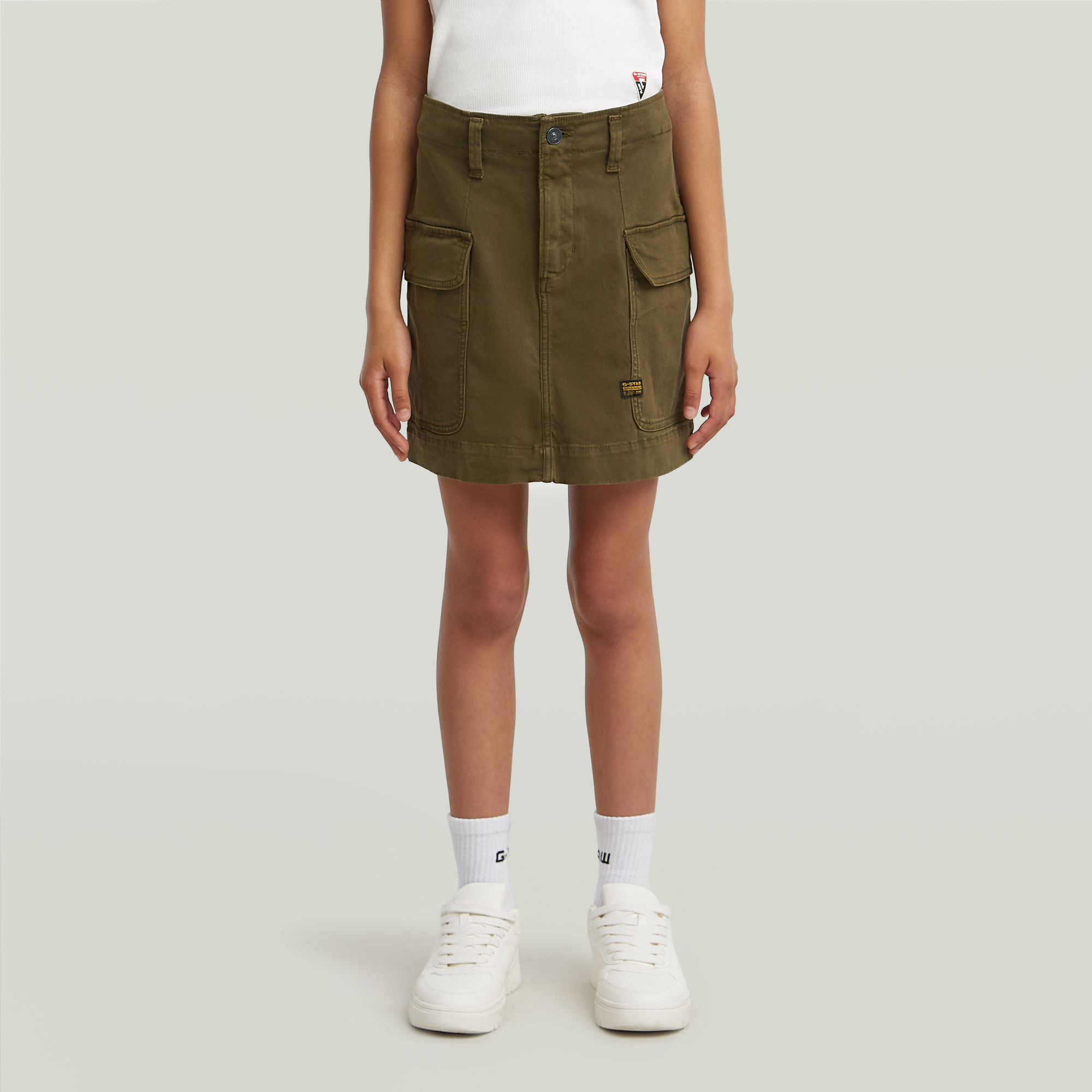 

Girls Cargo Minirock - Grün - mädchen