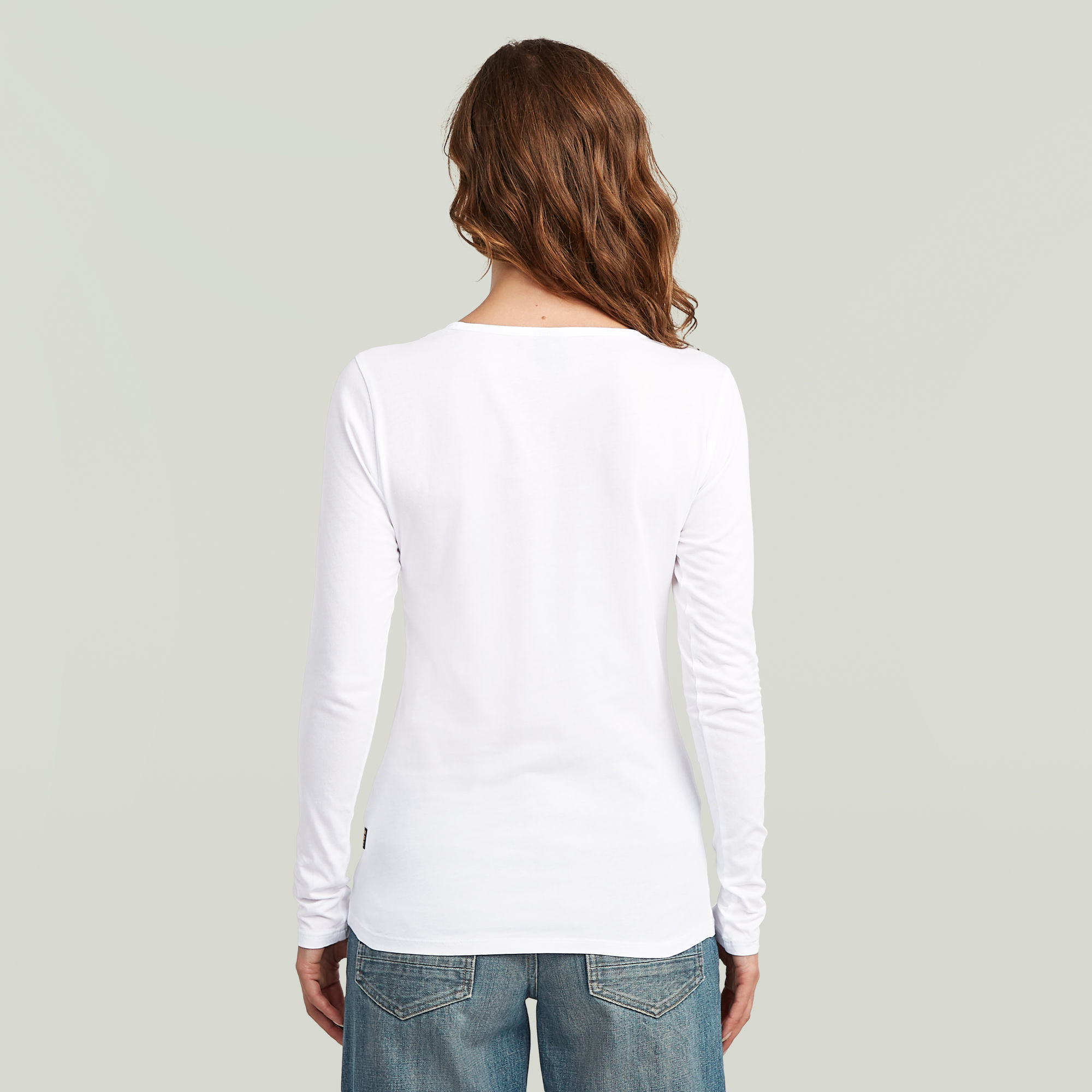 G-Star RAW Core Eyben Slim U T-Shirt Wit Dames