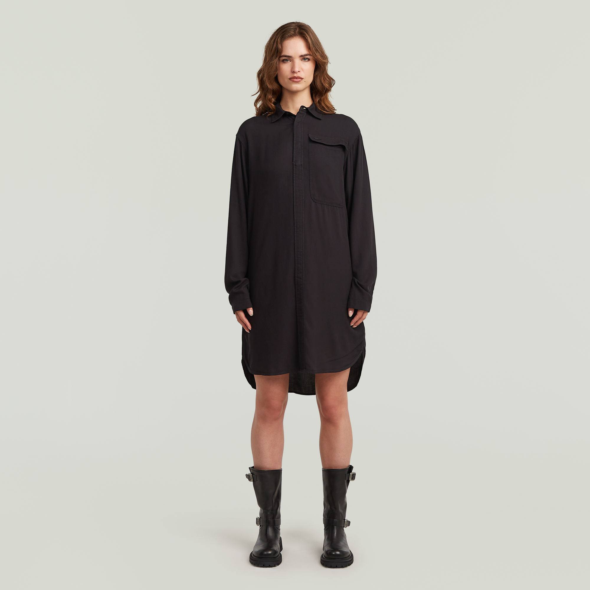 

Cargo Tunic Dress - Black - Women