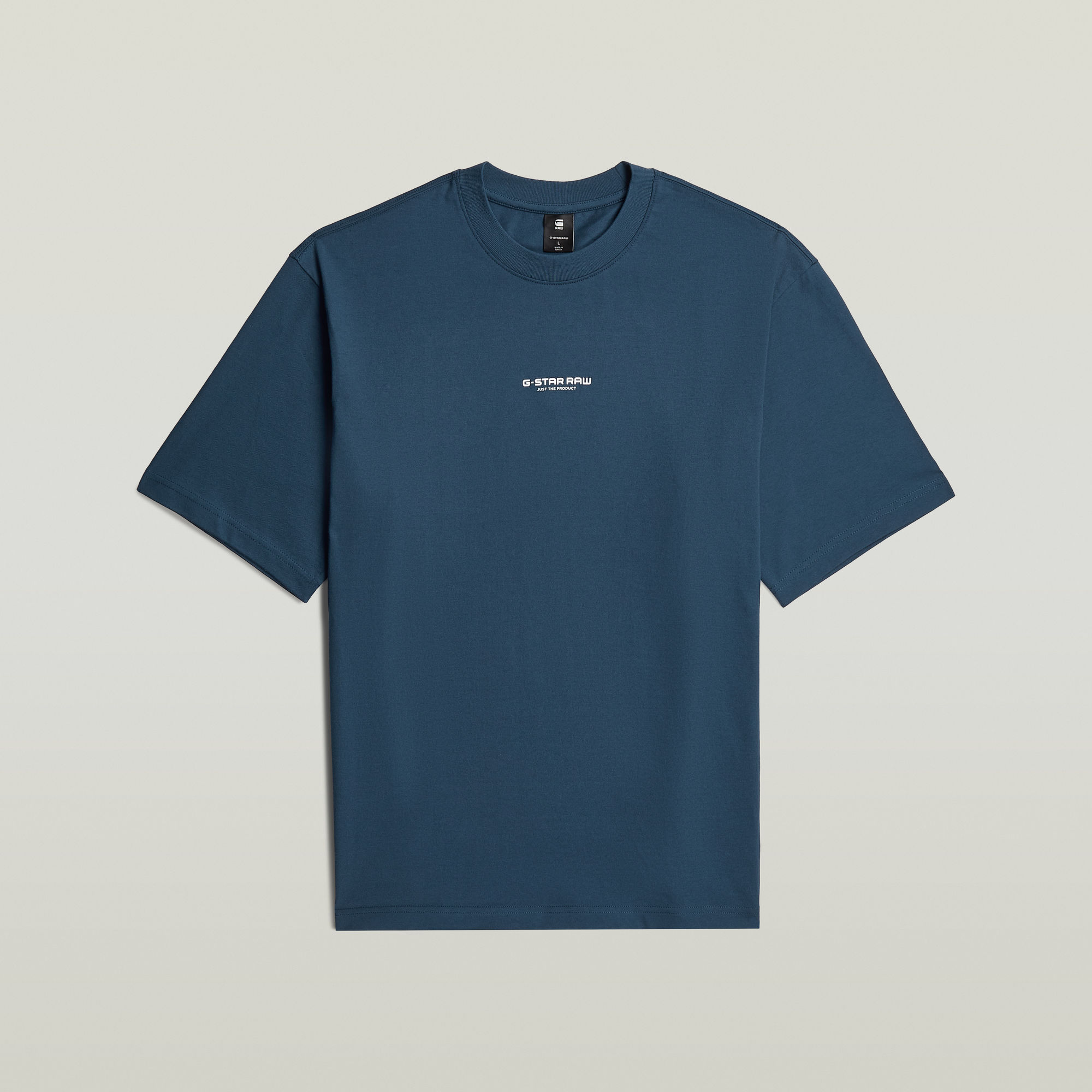 G-Star RAW Center Chest Boxy T-Shirt - Midden blauw - Heren