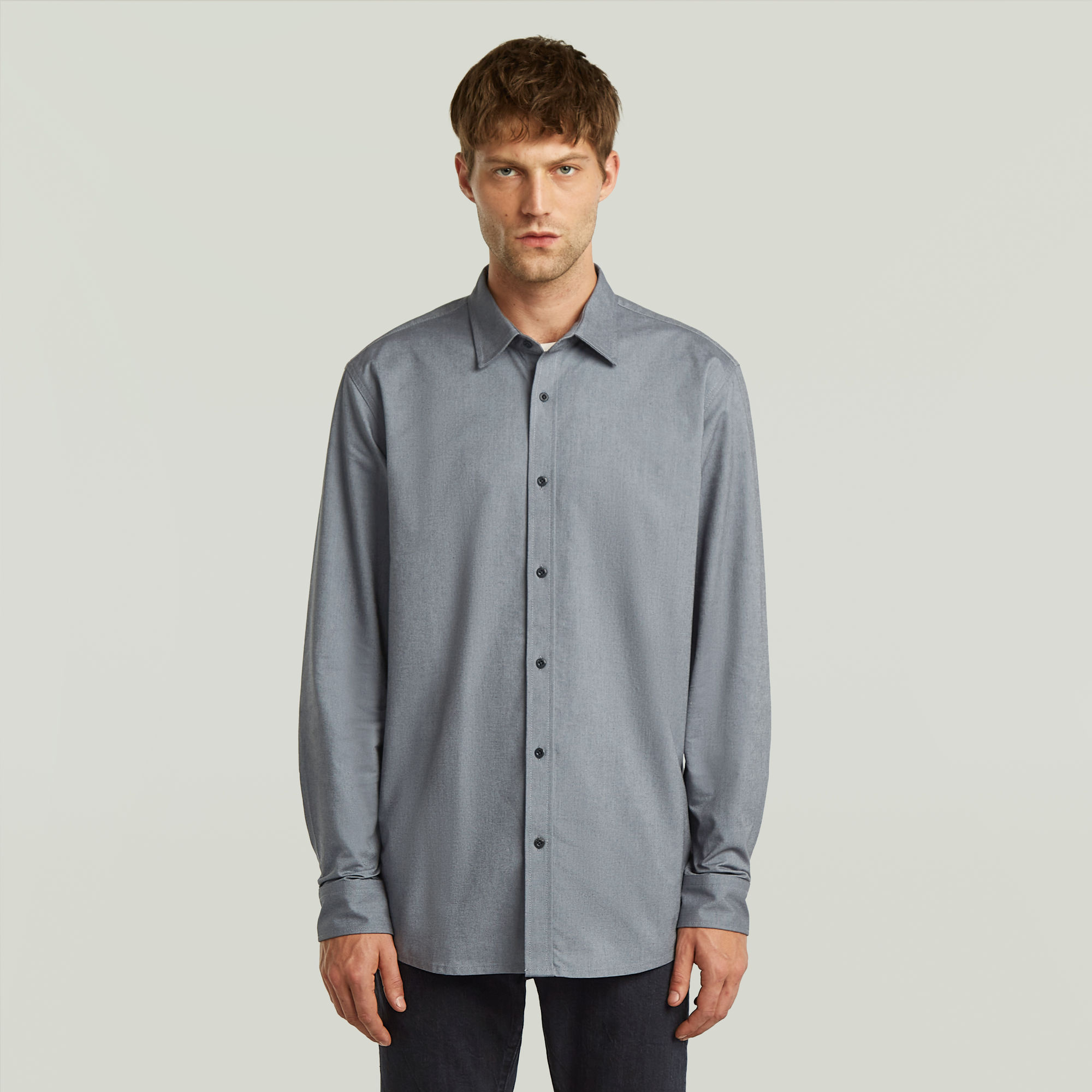Clean Regular Hemd - Mehrfarbig - Herren