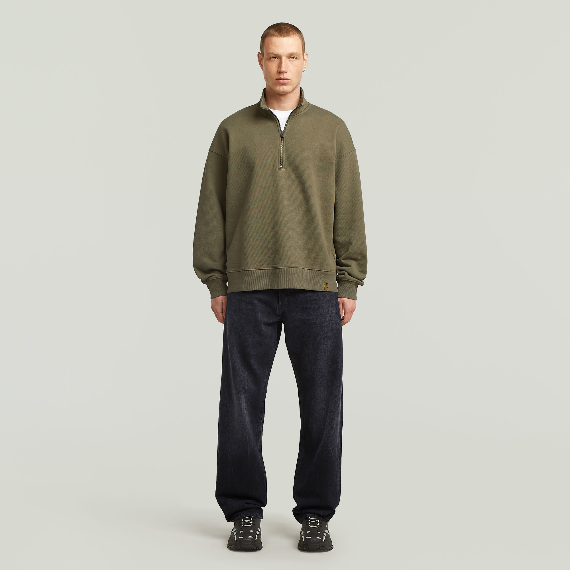 Thumbnail - Deeggie Relaxed Straight Jeans - Schwarz - Herren