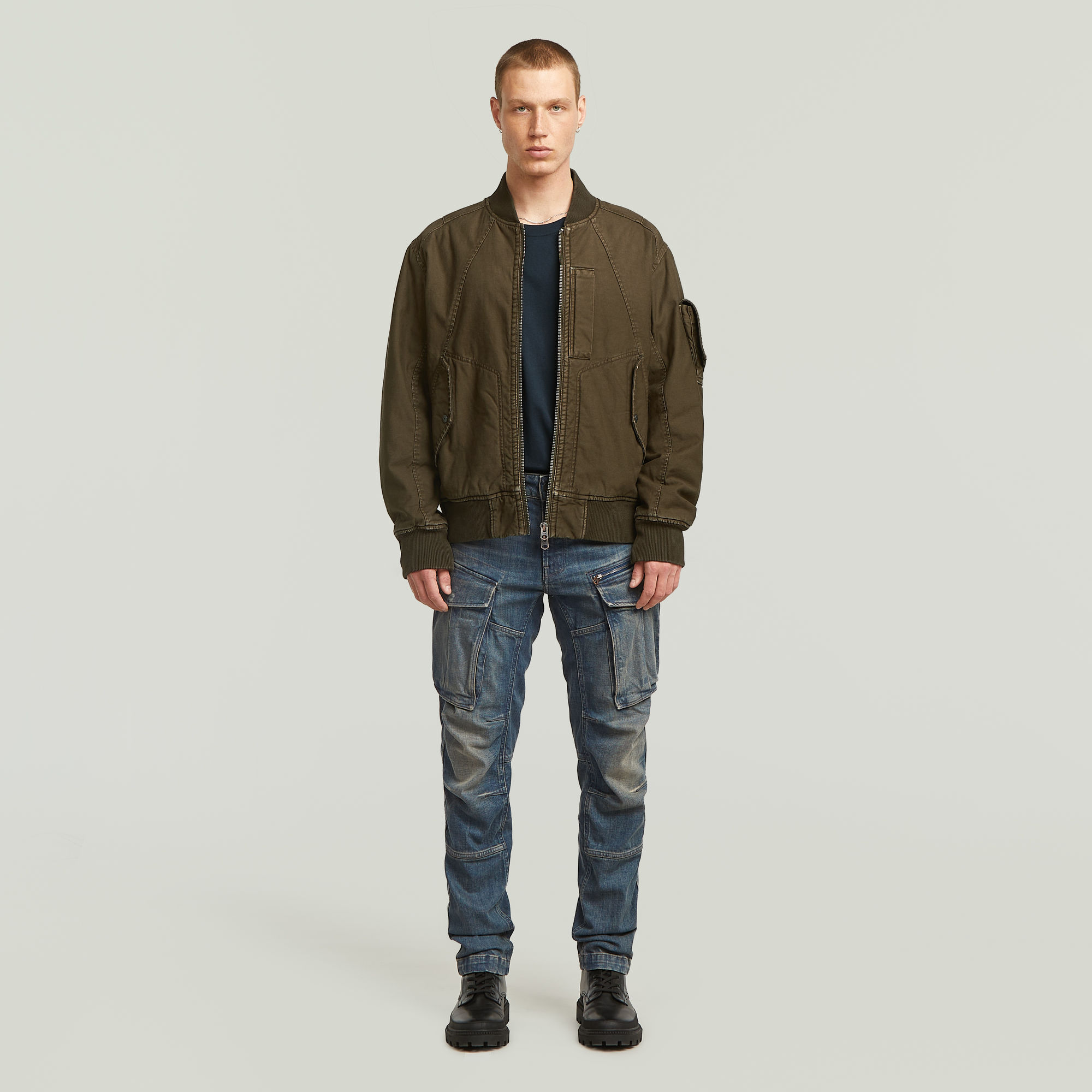 Thumbnail - GA-1 Washed Bomber - Braun - Herren