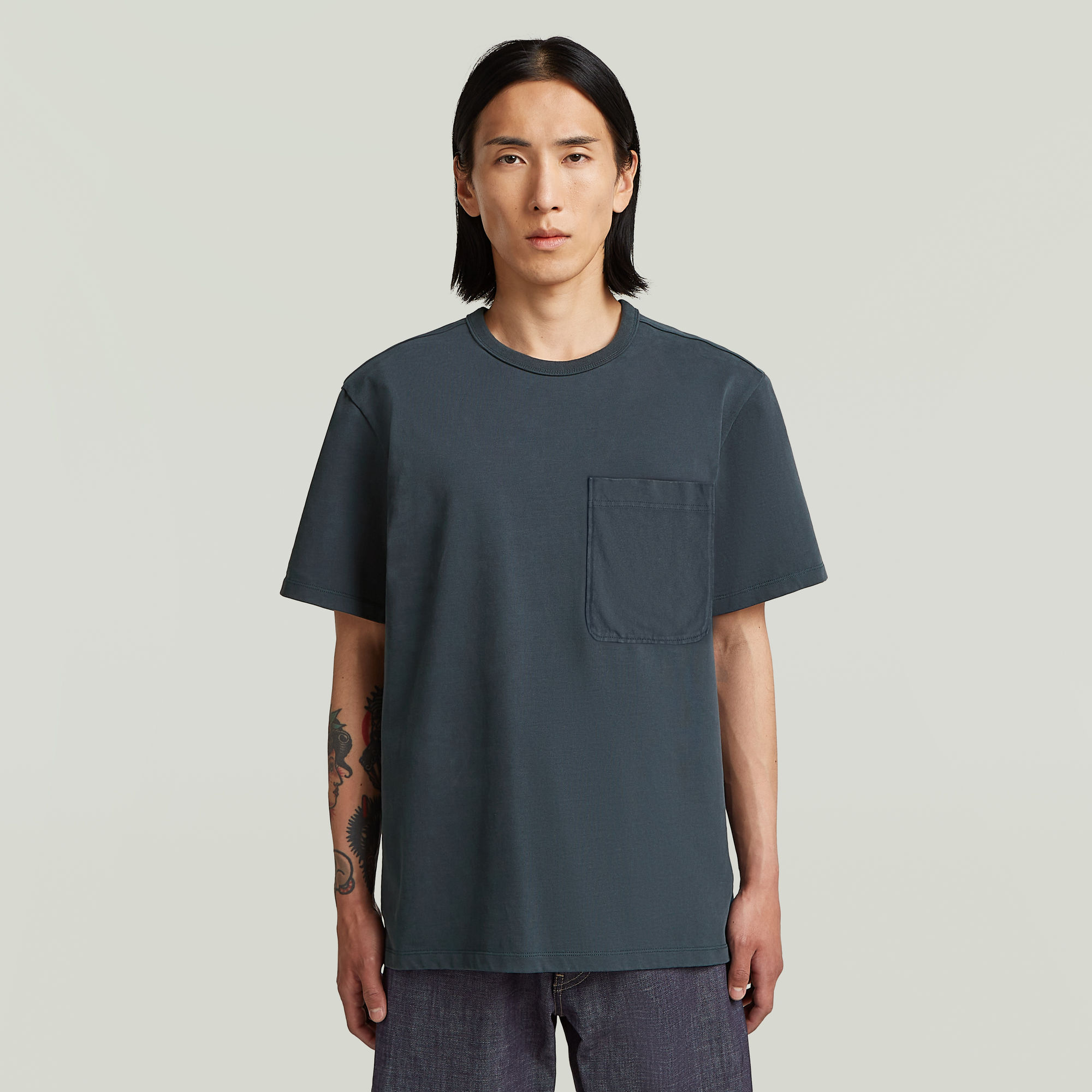 MN Nuag Regular T-Shirt - Dunkelblau - Herren