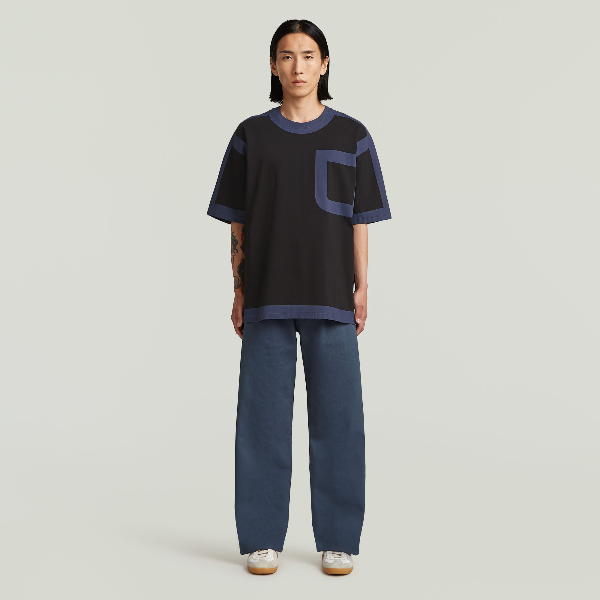 Thumbnail - MN New Icon Oversized T-Shirt - Schwarz - Herren
