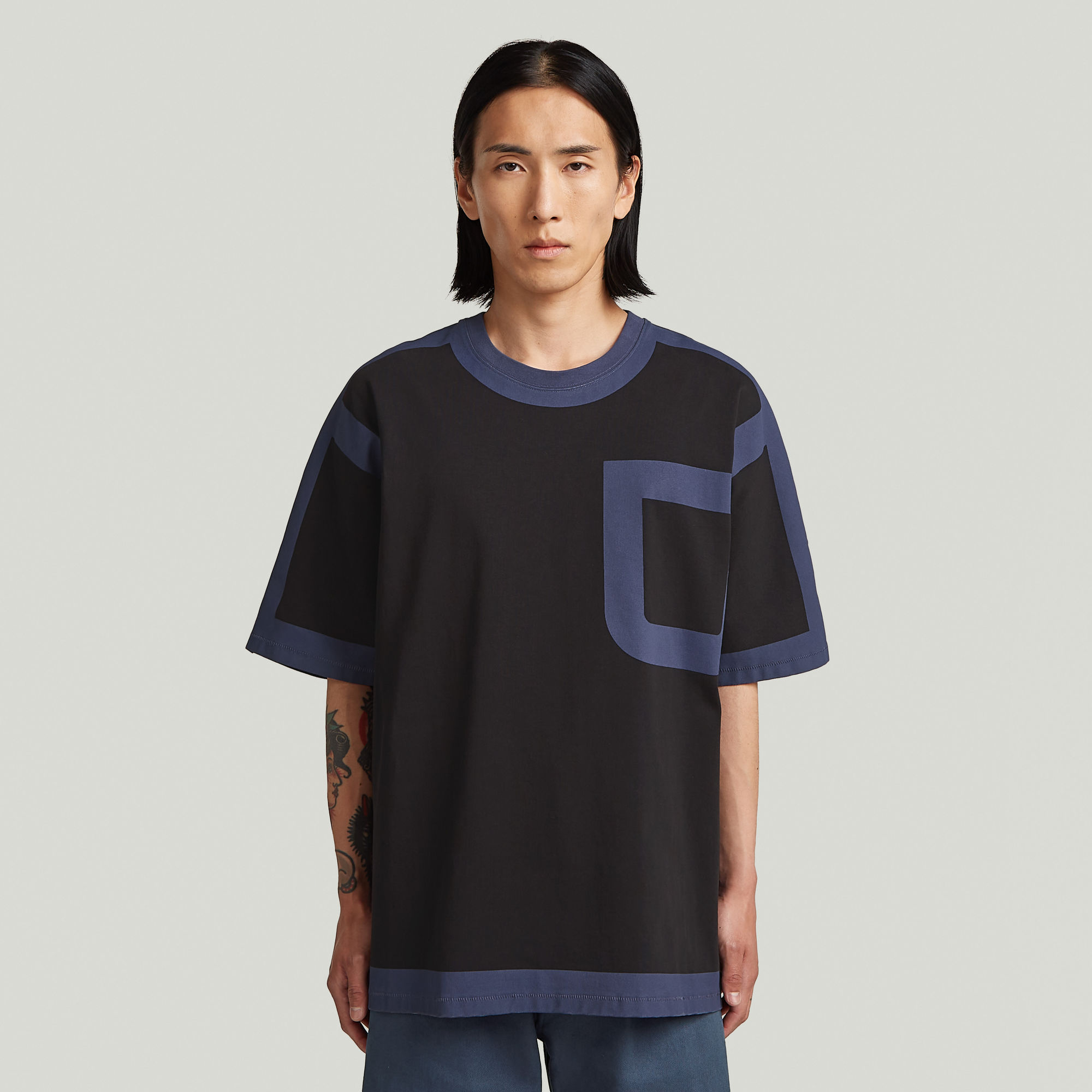 

MN New Icon Oversized T-Shirt - Zwart - Heren