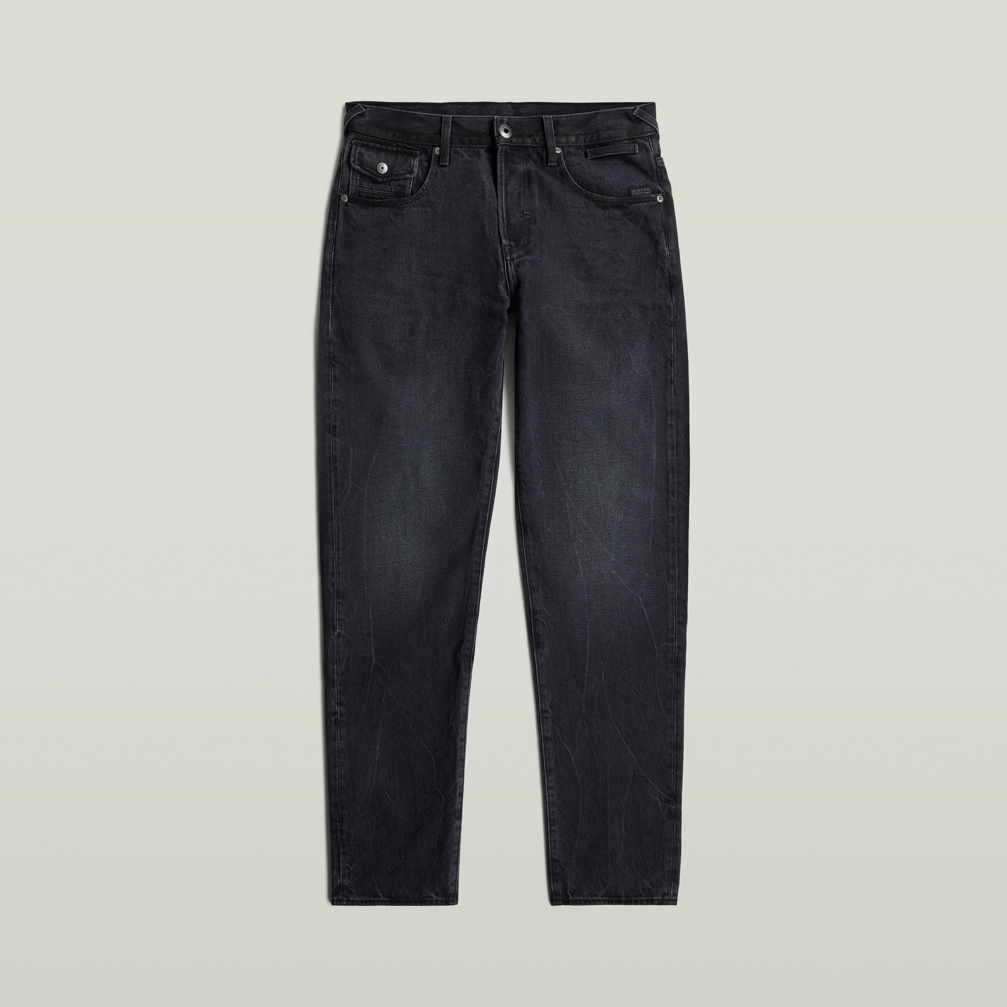 Thumbnail - Morry FWD Regular Tapered Jeans - Schwarz - Herren