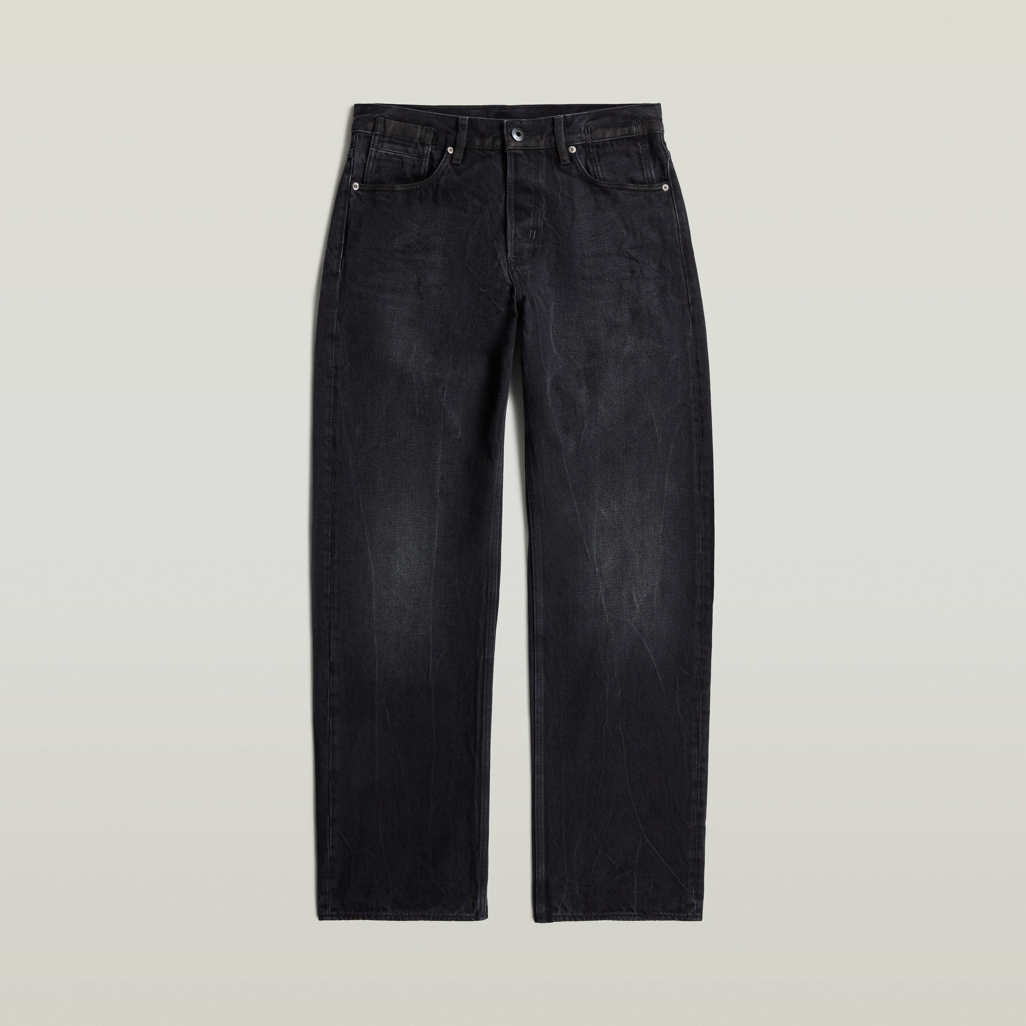 Thumbnail - Deeggie Relaxed Straight Jeans - Schwarz - Herren