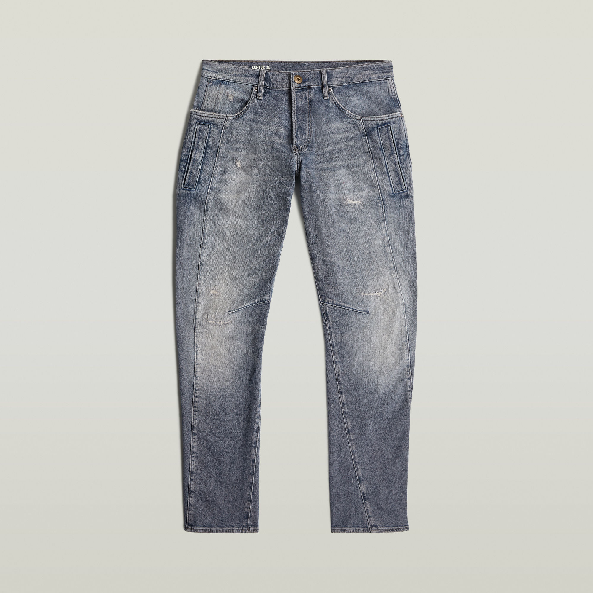 Thumbnail - Contor Slim Jeans - Dunkelblau - Herren