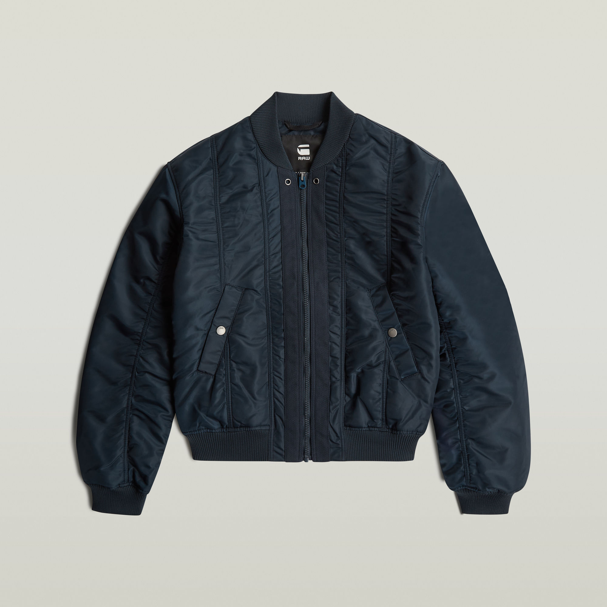 Thumbnail - Bomberjacke - Dunkelblau - Damen