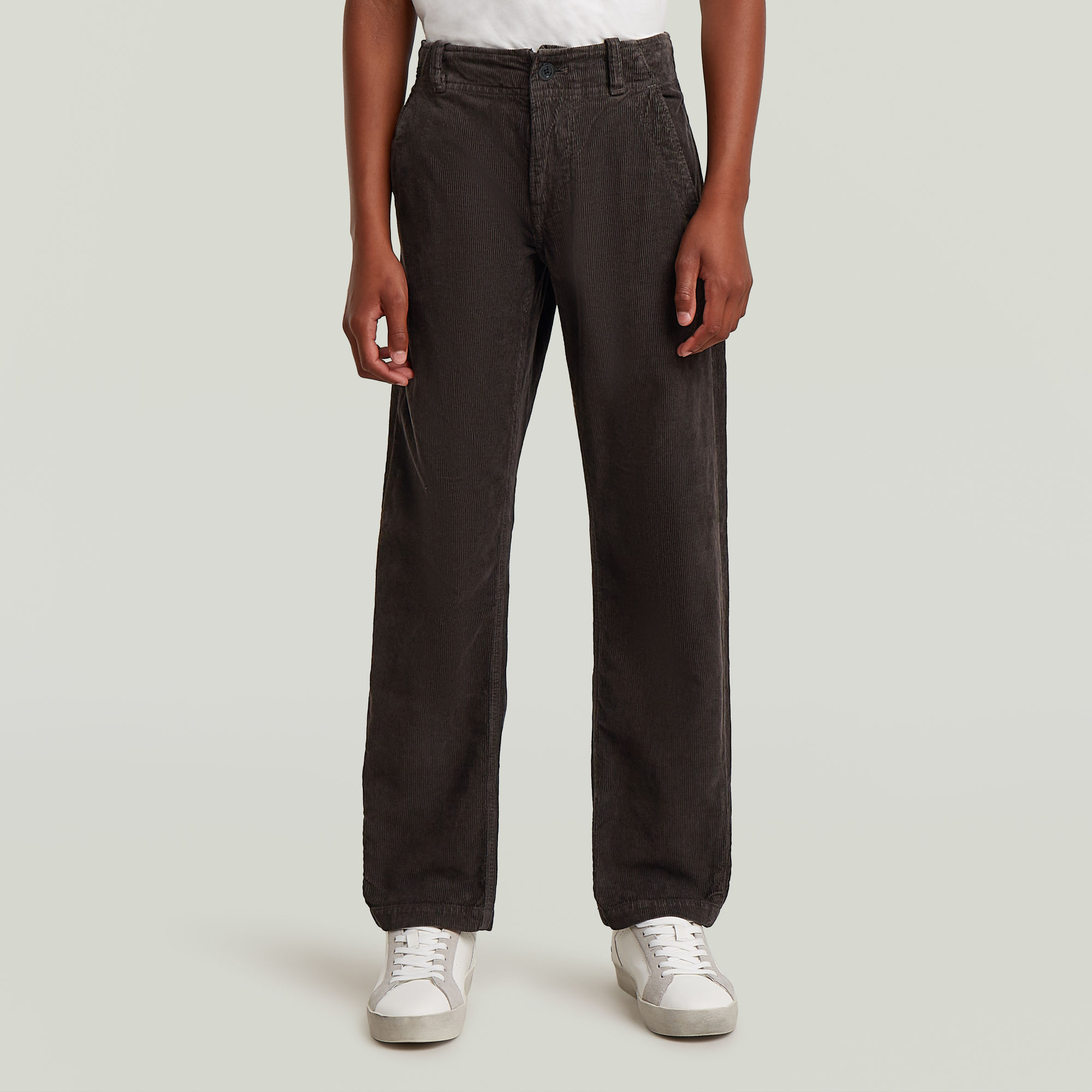 Boys Mosa Straight Chino - Braun - jungen