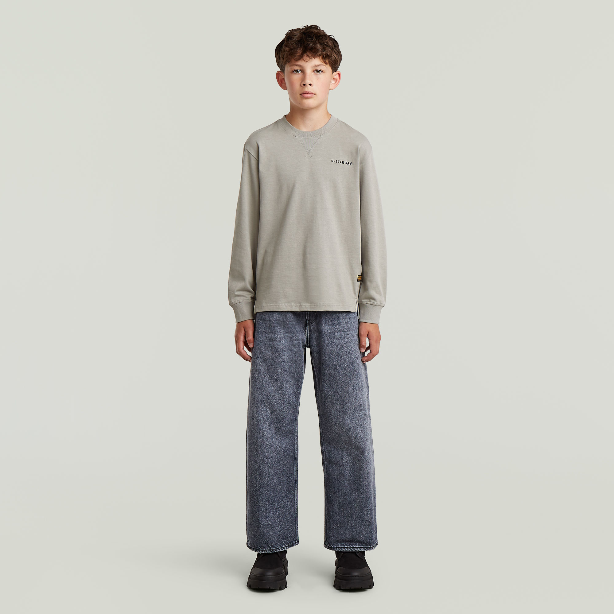 Thumbnail - Boys Nifous T-Shirt - Grau - jungen