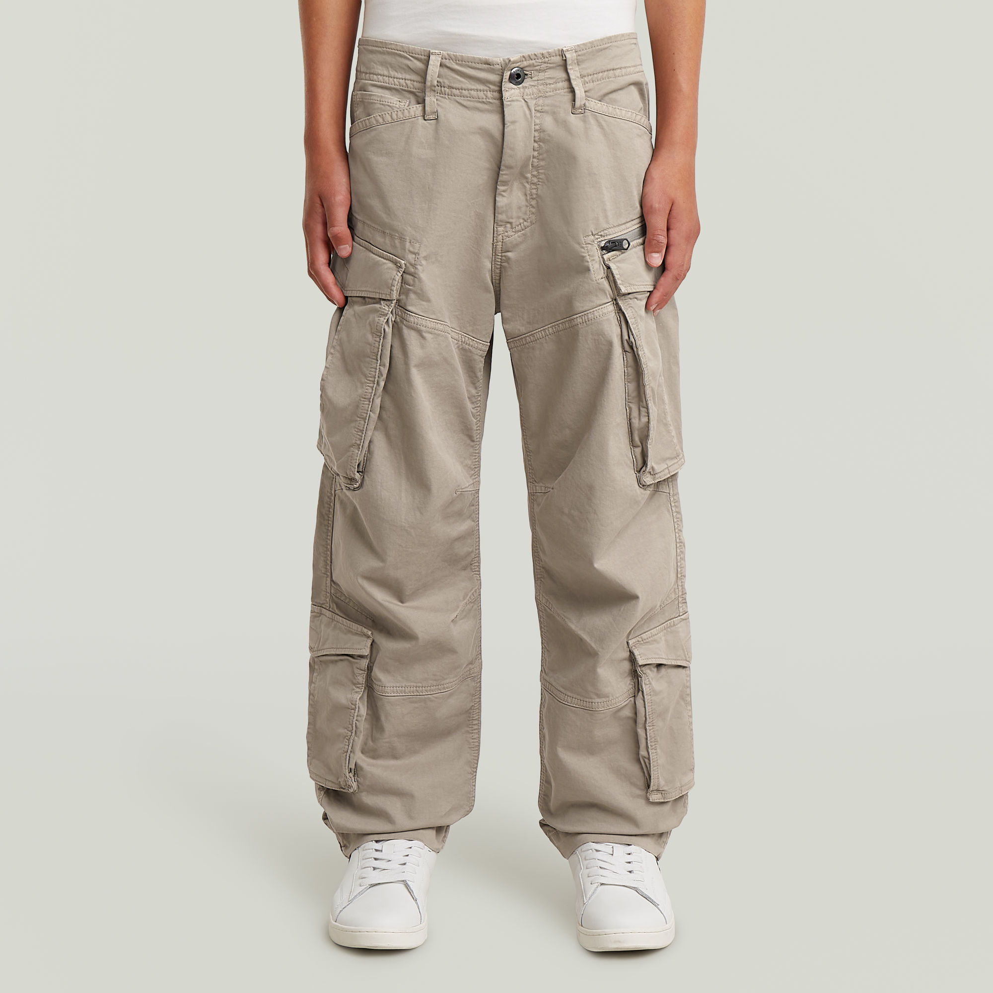 Boys Rovic Zip 3D Loose Hose - Grau - jungen