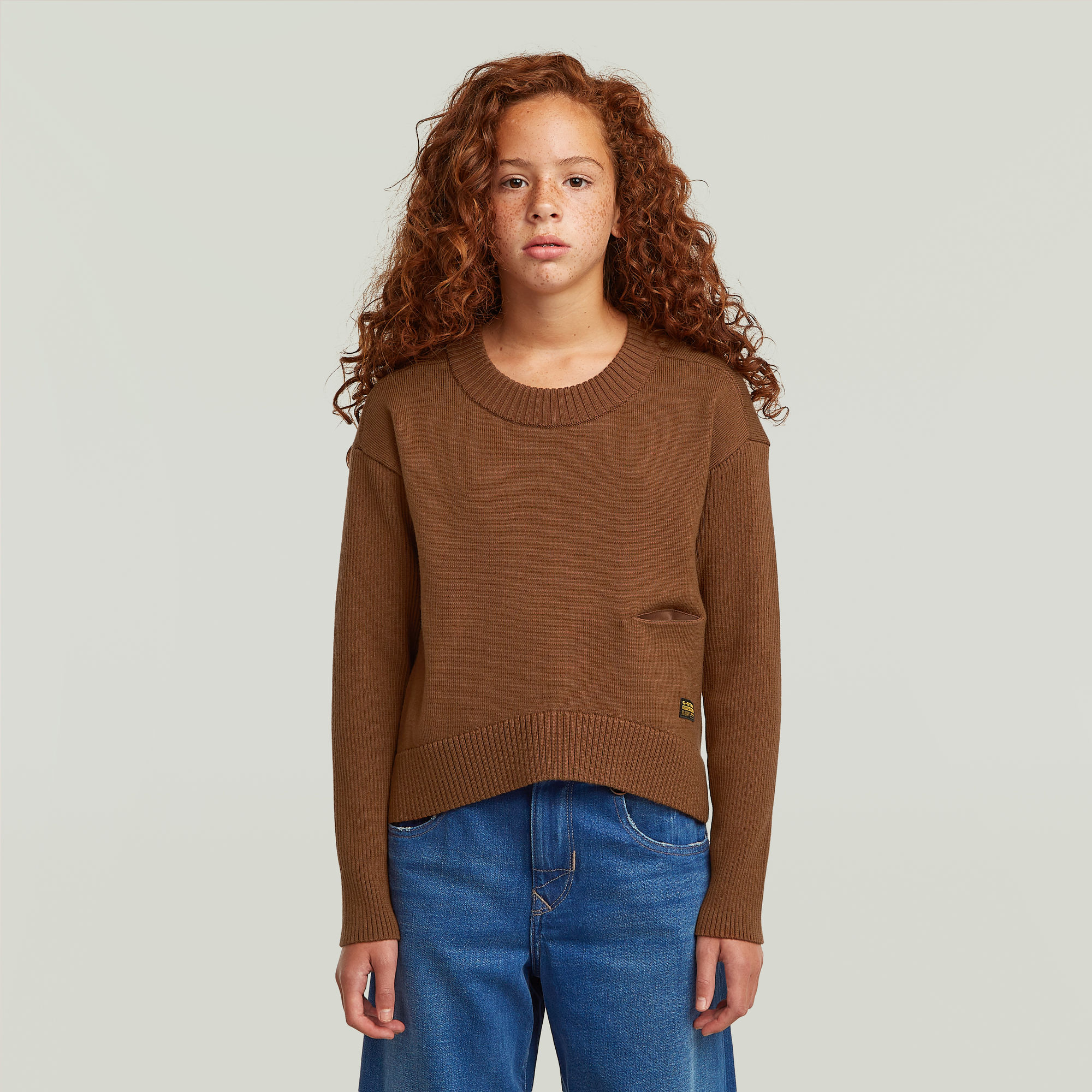 

Vest Legionknit voor meisjes - Bruin - meisjes