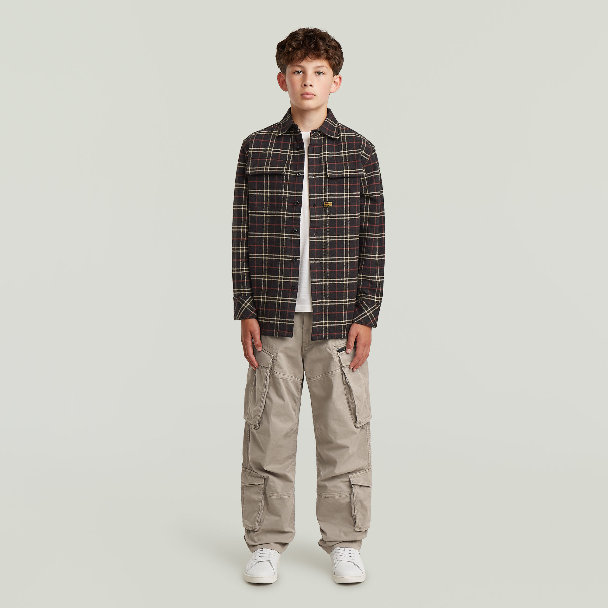 Thumbnail - Boys Rovic Zip 3D Loose Hose - Grau - jungen