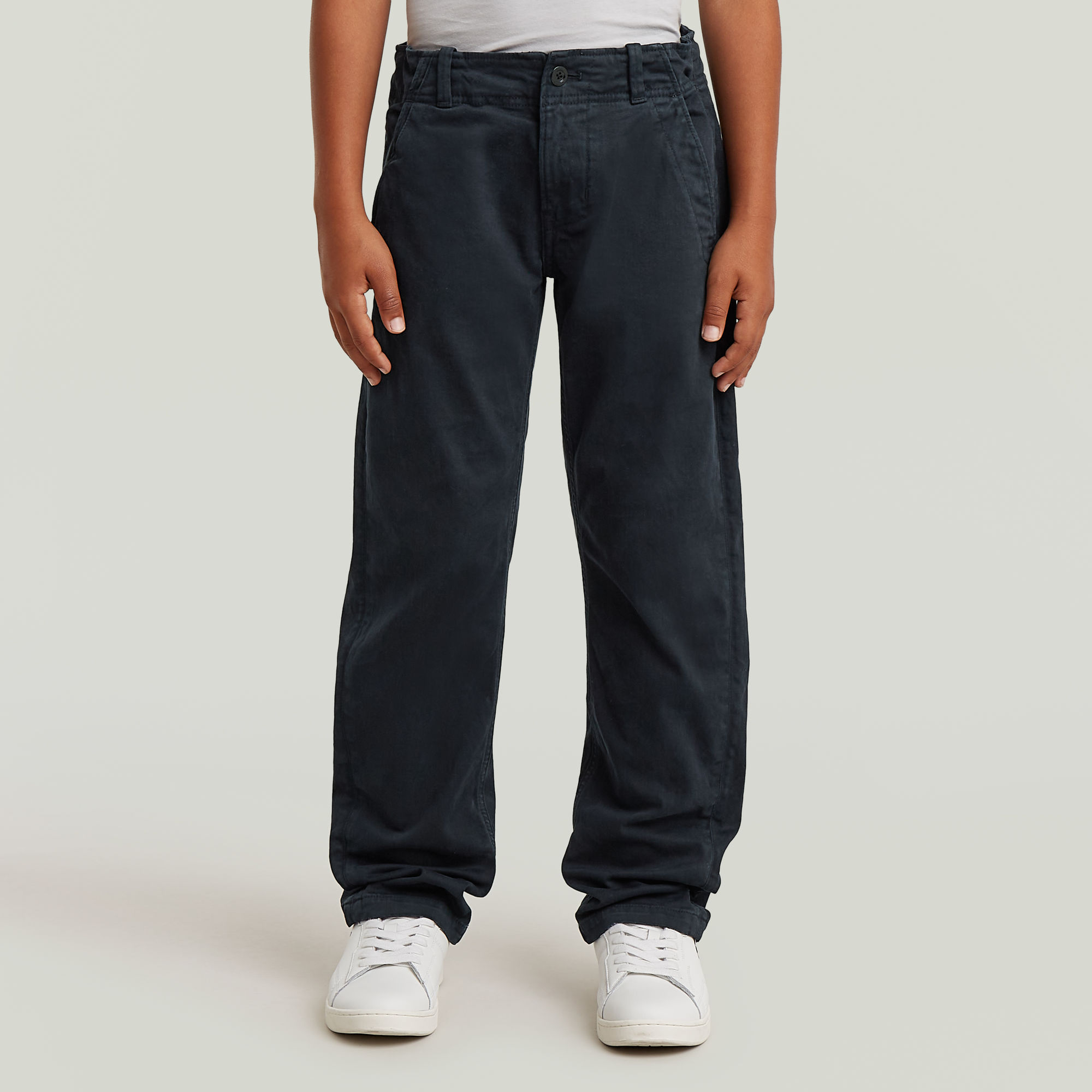 Boys Mosa Straight Chino - Dunkelblau - jungen
