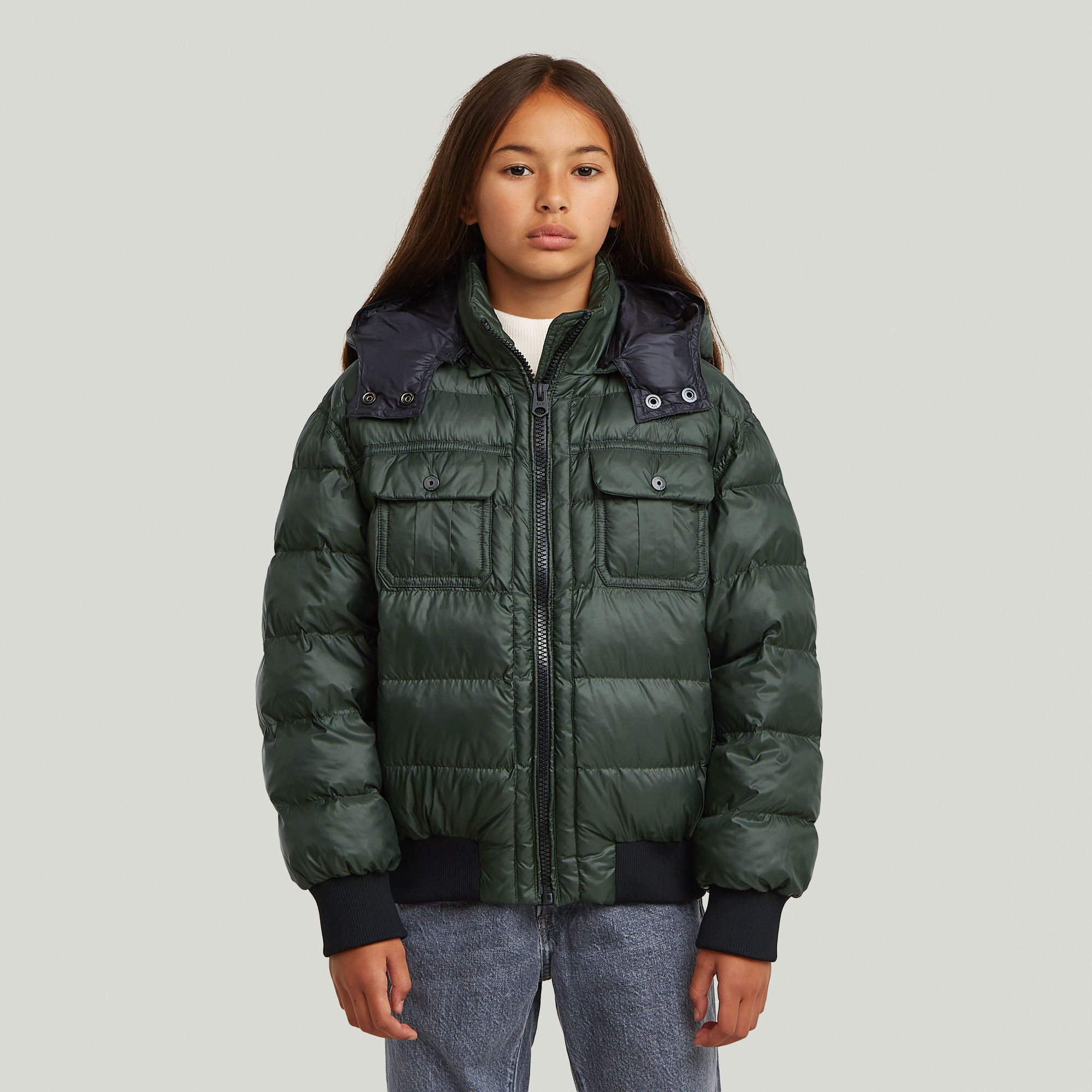 

Hoodie Jacket voor meisjes - Groen - meisjes