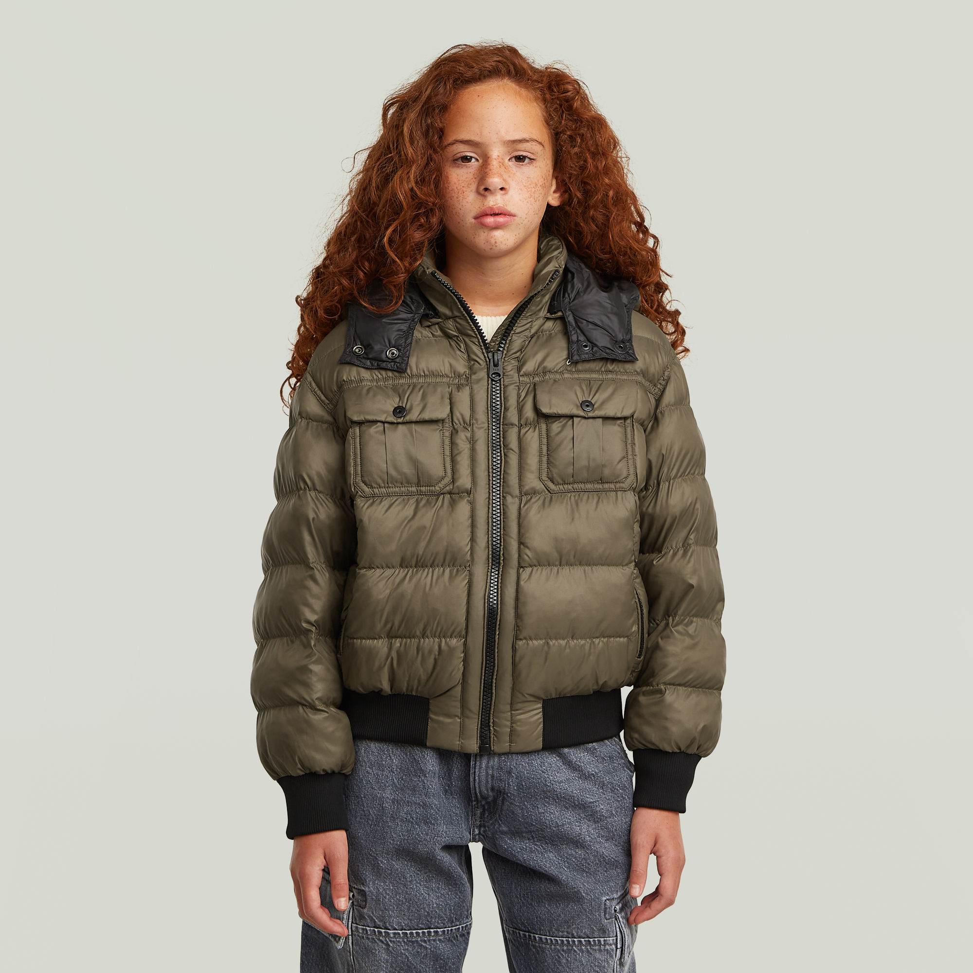 

Hoodie Jacket voor meisjes - Groen - meisjes