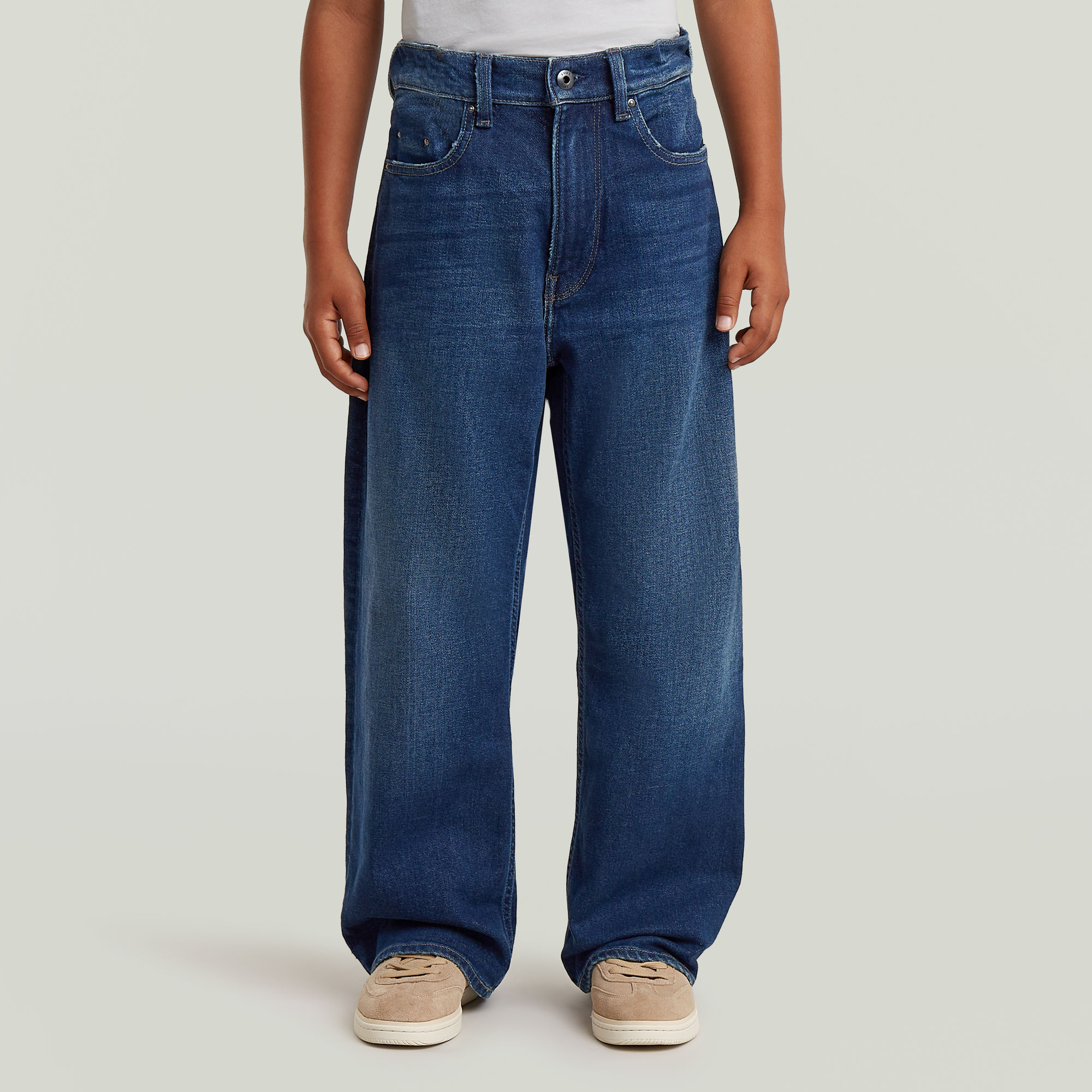 Boys Type 96 Loose Jeans - Mittelblau - jungen